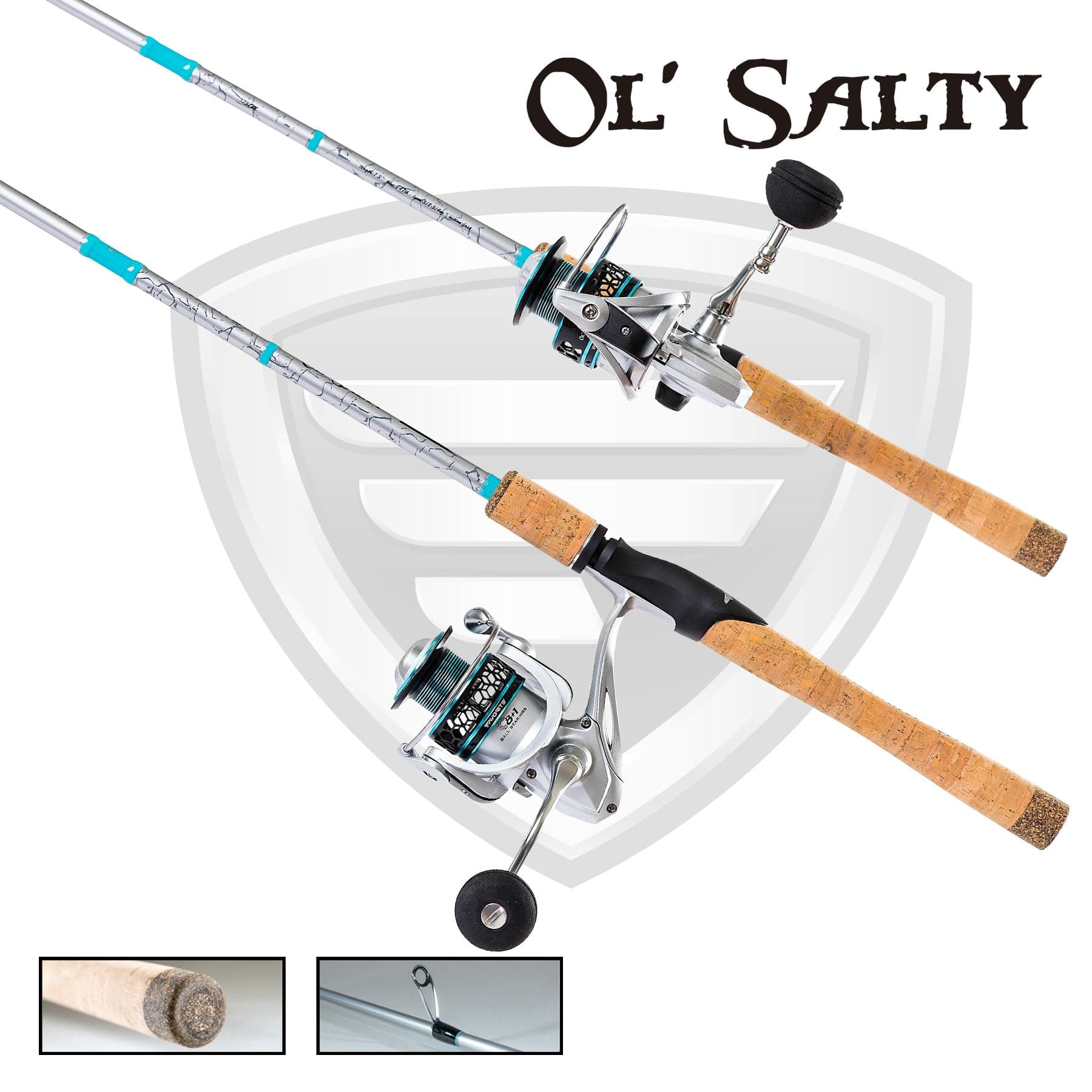 Favorite Fishing Fishing Rod OL' Salty Spinning Combo