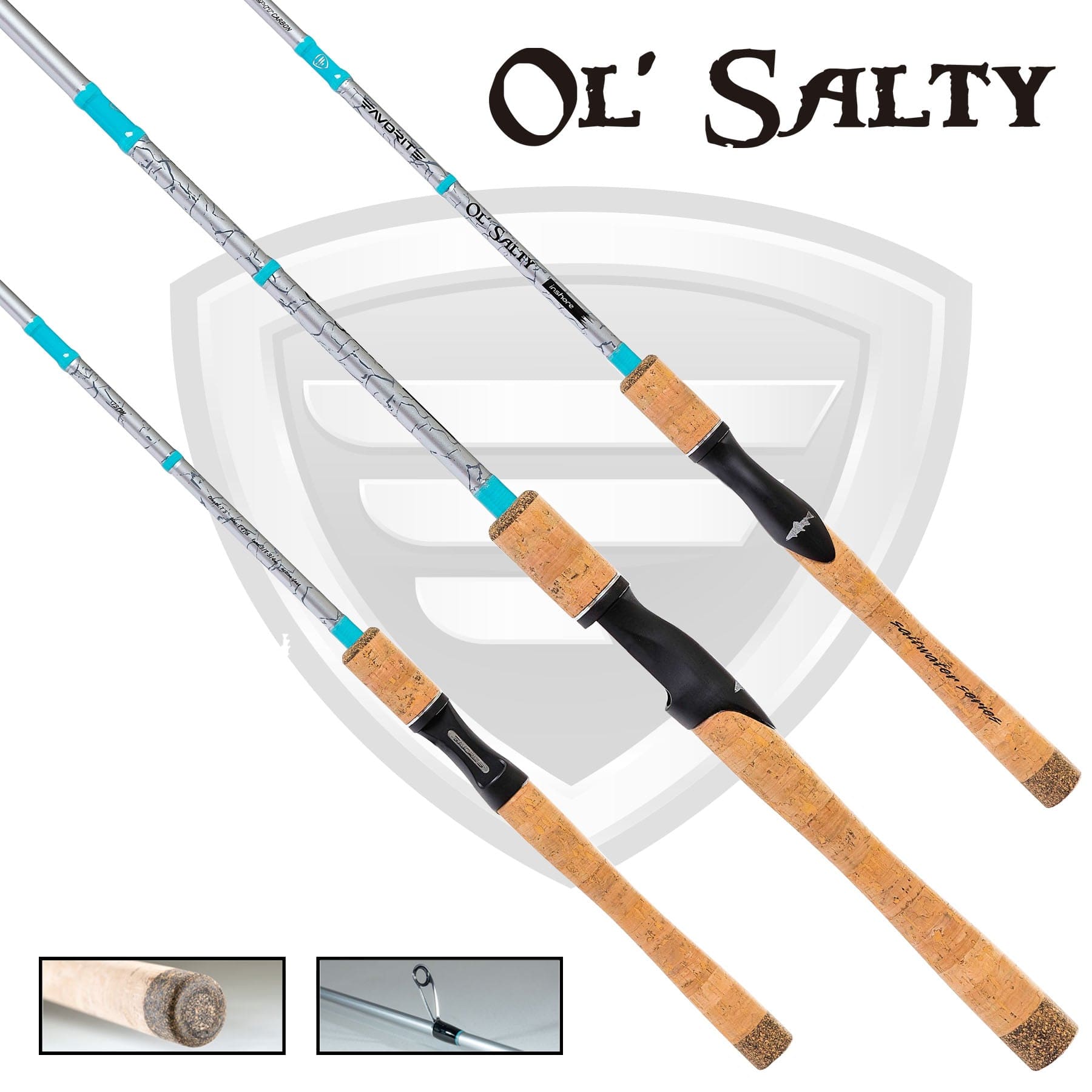 Favorite Fishing Fishing Rod OL' Salty Spinning Rod