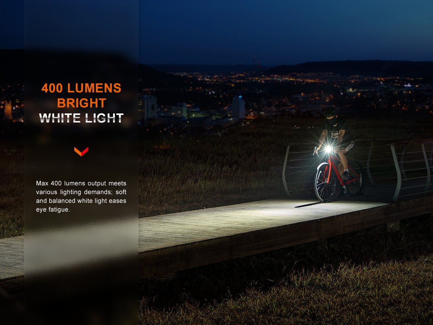 Fenix Store Bike Light Fenix BC15R Lightweight Rechargeable Bicycle Light