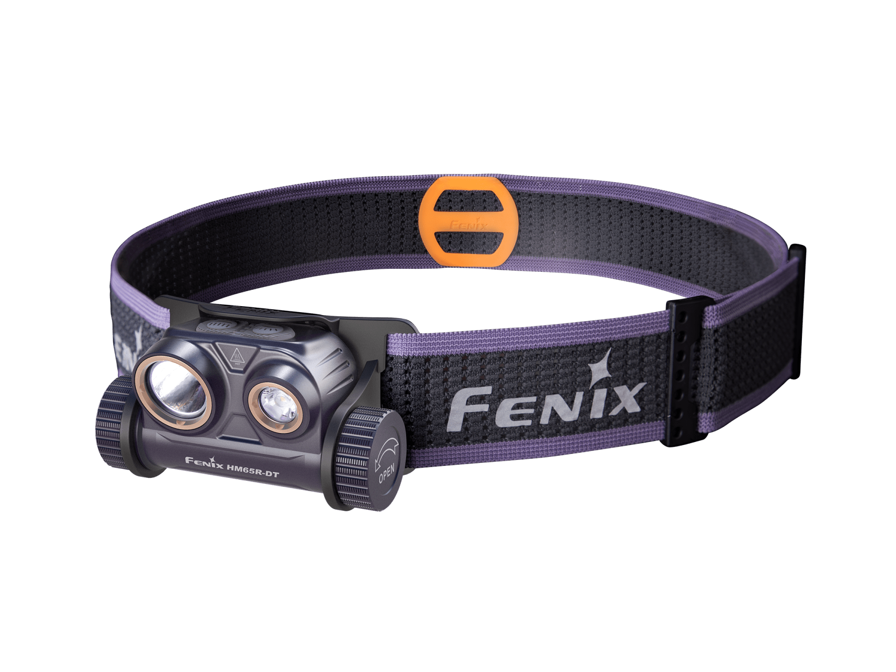 Fenix Store Headlamp Dark Purple Fenix HM65R-DT Trail Running LED Headlamp