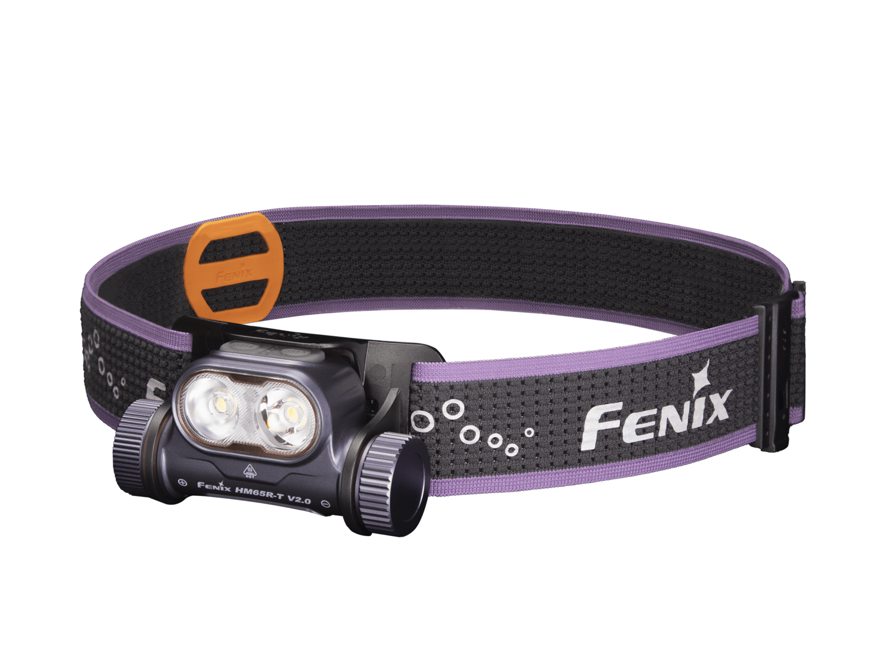Fenix Store Headlamp Dark Purple Fenix HM65R-T V2 Rechargeable Lightweight Trail Running Headlamp