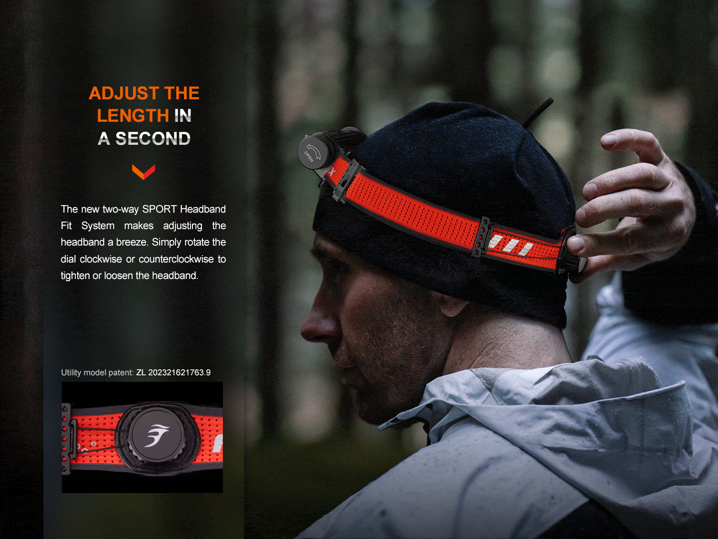 Fenix Store Headlamp Fenix HM62-T Lightweight Trail Running Headlamp