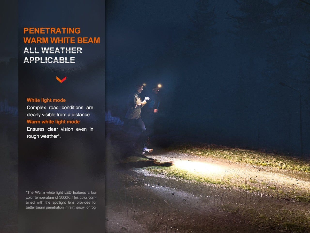 Fenix Store Headlamp Fenix HM65R-DT Trail Running LED Headlamp