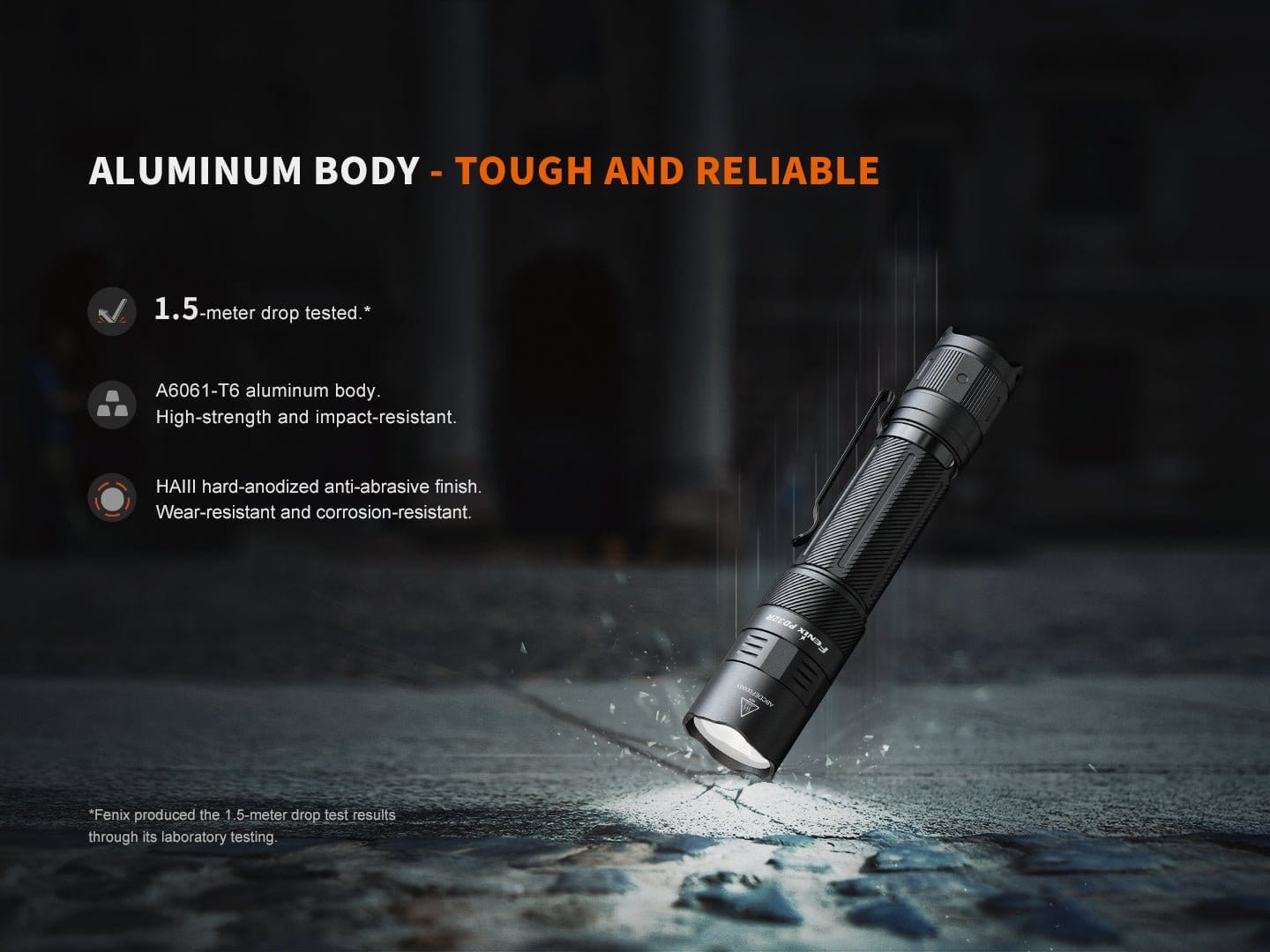 Fenix Store Tactical Flashlight Fenix PD32R Rechargeable Silent Switch LED Flashlight