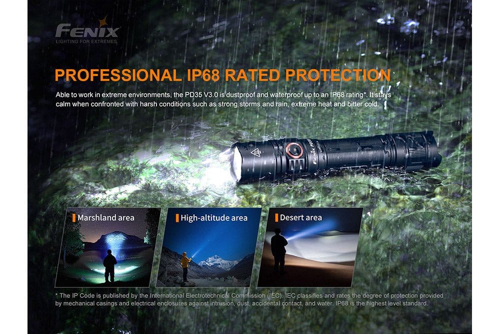 Fenix Store Tactical Flashlight Fenix PD35 V3.0 Everyday Carry Flashlight - 1700 Lumens