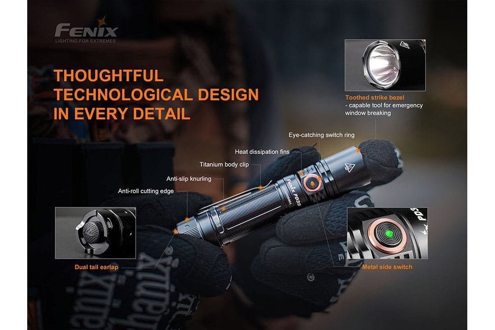 Fenix Store Tactical Flashlight Fenix PD35 V3.0 Everyday Carry Flashlight - 1700 Lumens
