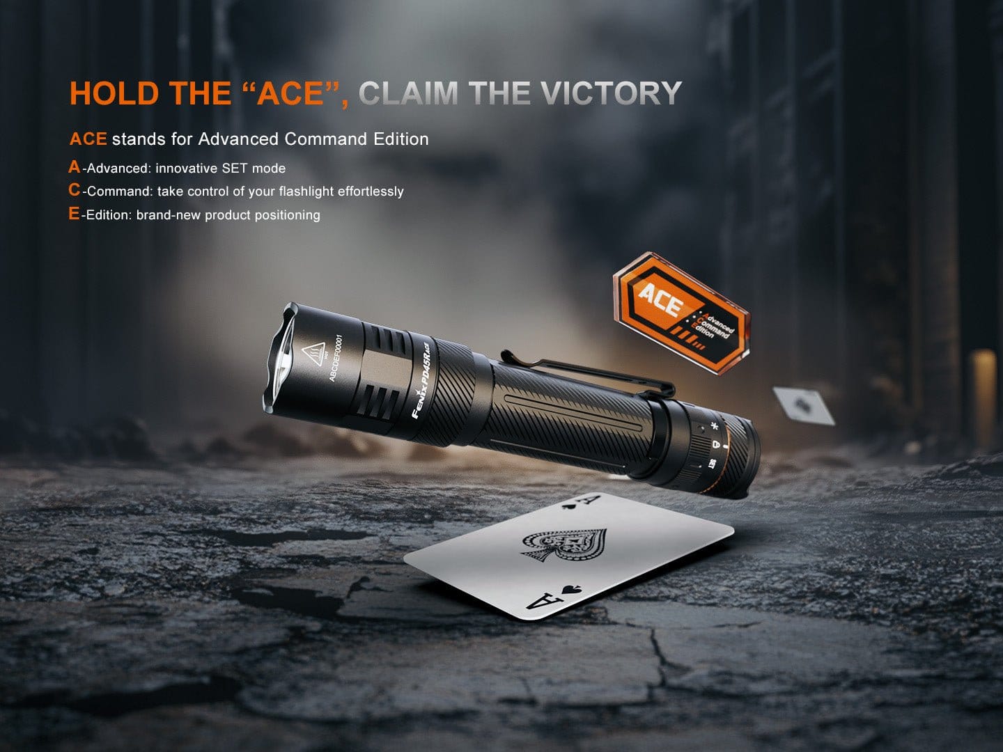 Fenix Store Tactical Flashlight Fenix PD45R ACE Multi-Mode Tactical Flashlight