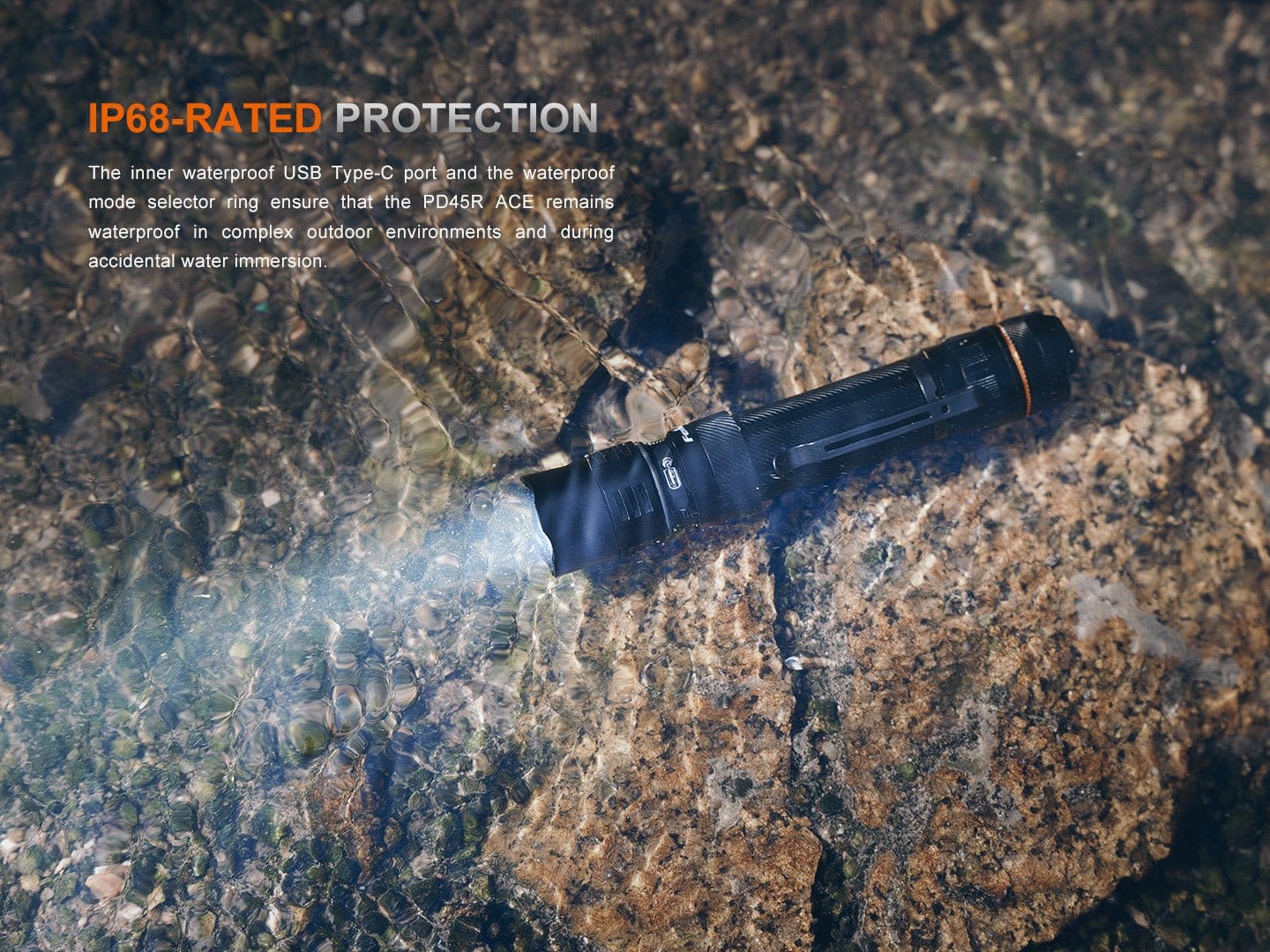 Fenix Store Tactical Flashlight Fenix PD45R ACE Multi-Mode Tactical Flashlight
