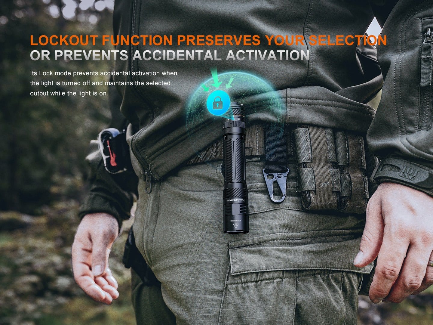 Fenix Store Tactical Flashlight Fenix PD45R ACE Multi-Mode Tactical Flashlight