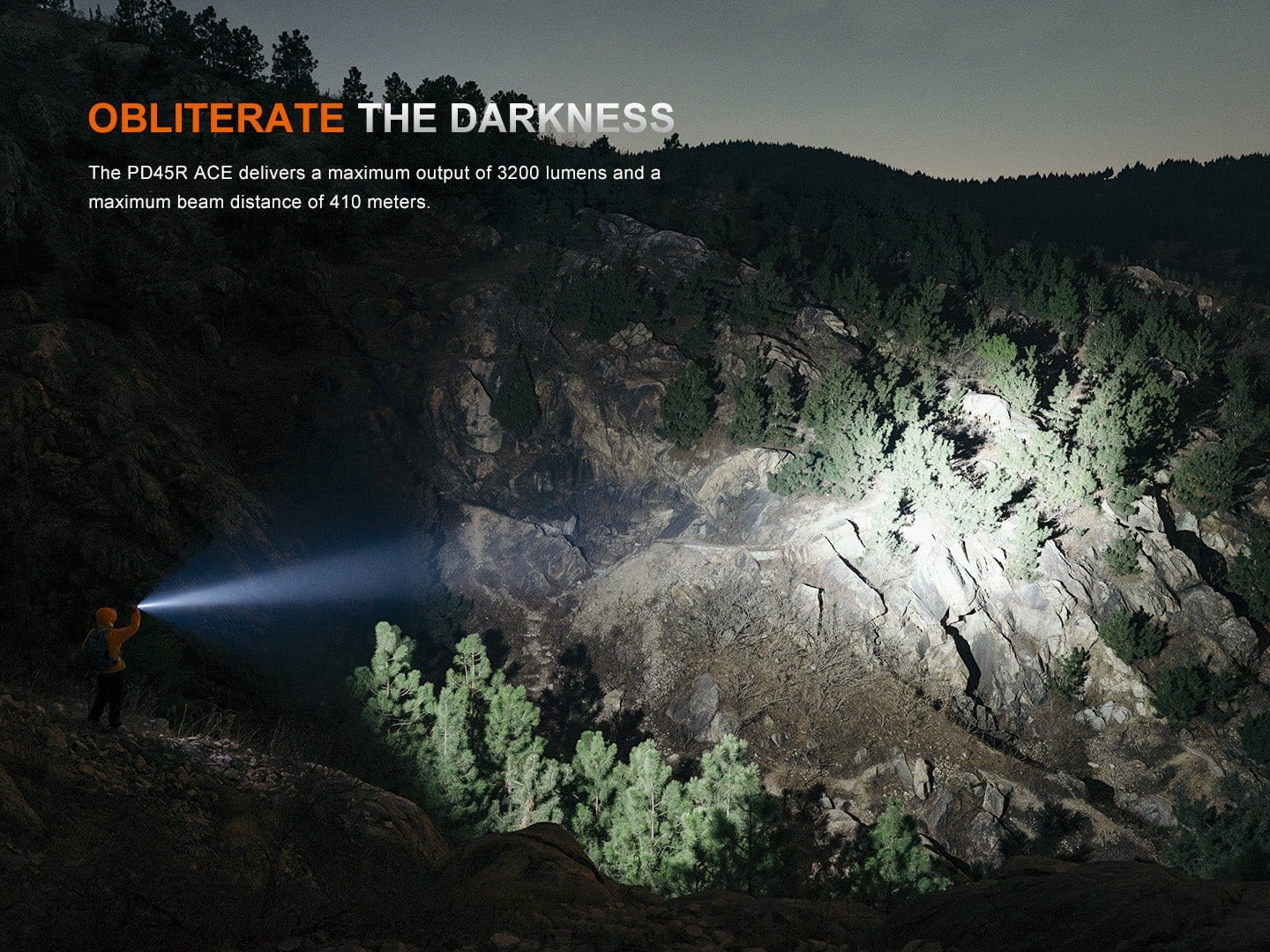 Fenix Store Tactical Flashlight Fenix PD45R ACE Multi-Mode Tactical Flashlight