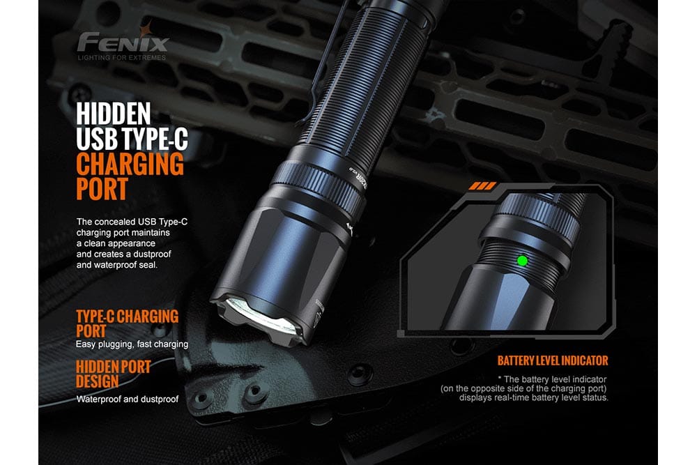 Fenix Store Tactical Flashlight Fenix TK20R V2.0 Rechargeable Flashlight | 3000 lumens