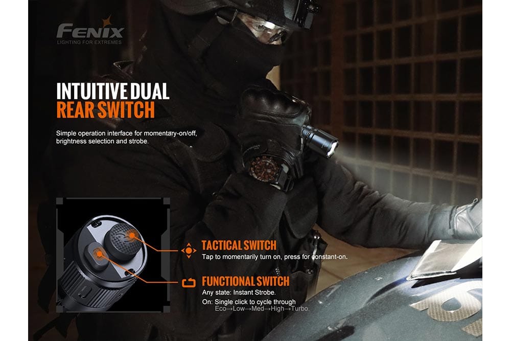 Fenix Store Tactical Flashlight Fenix TK20R V2.0 Rechargeable Flashlight | 3000 lumens