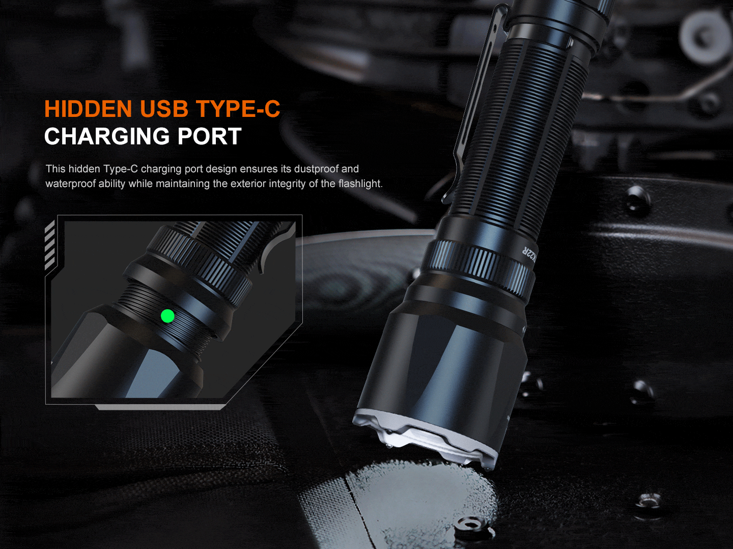 Fenix Store Tactical Flashlight Fenix TK22R Rechargeable Tactical & Duty Flashlight