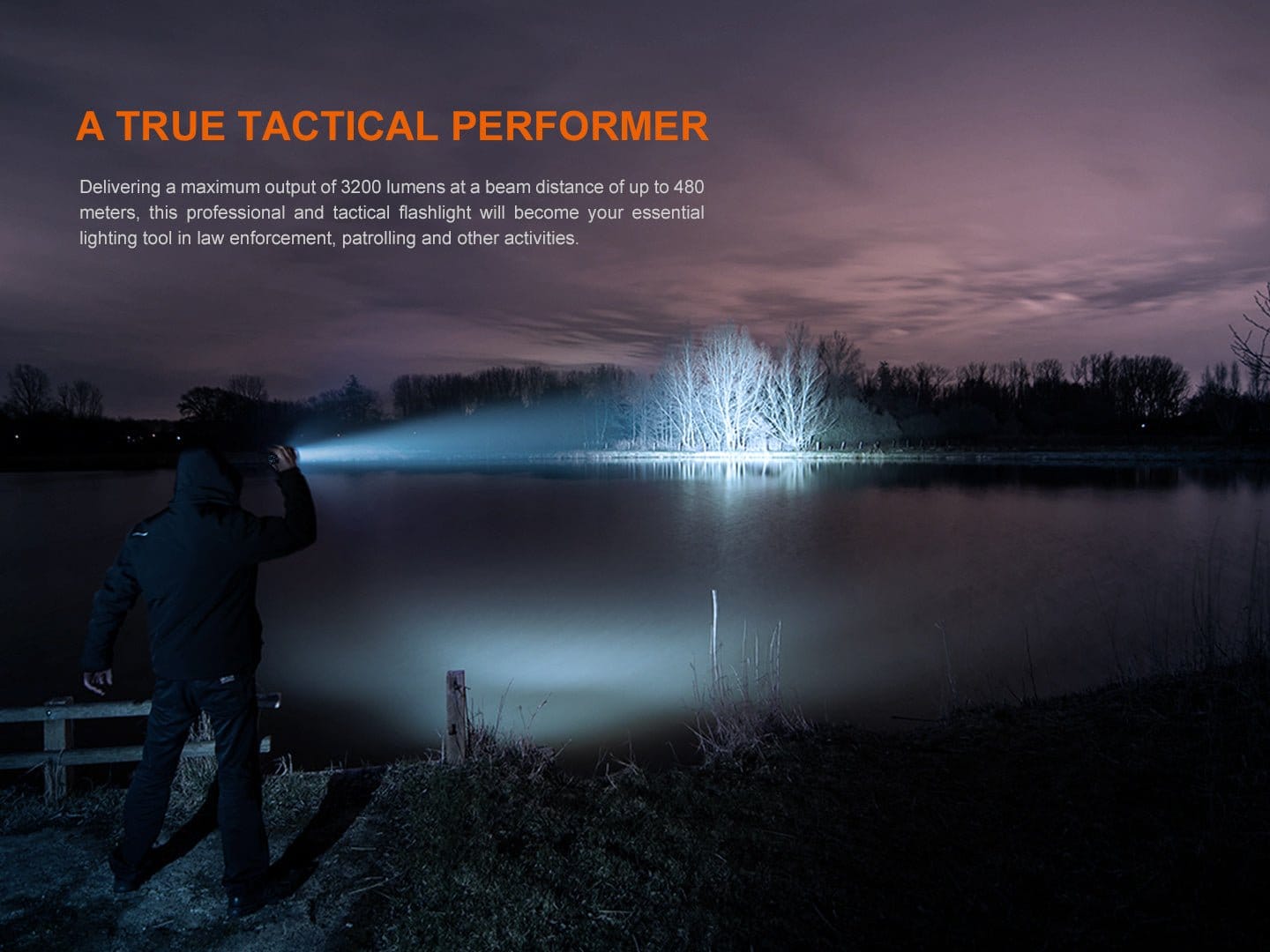 Fenix Store Tactical Flashlight Fenix TK22R Rechargeable Tactical & Duty Flashlight