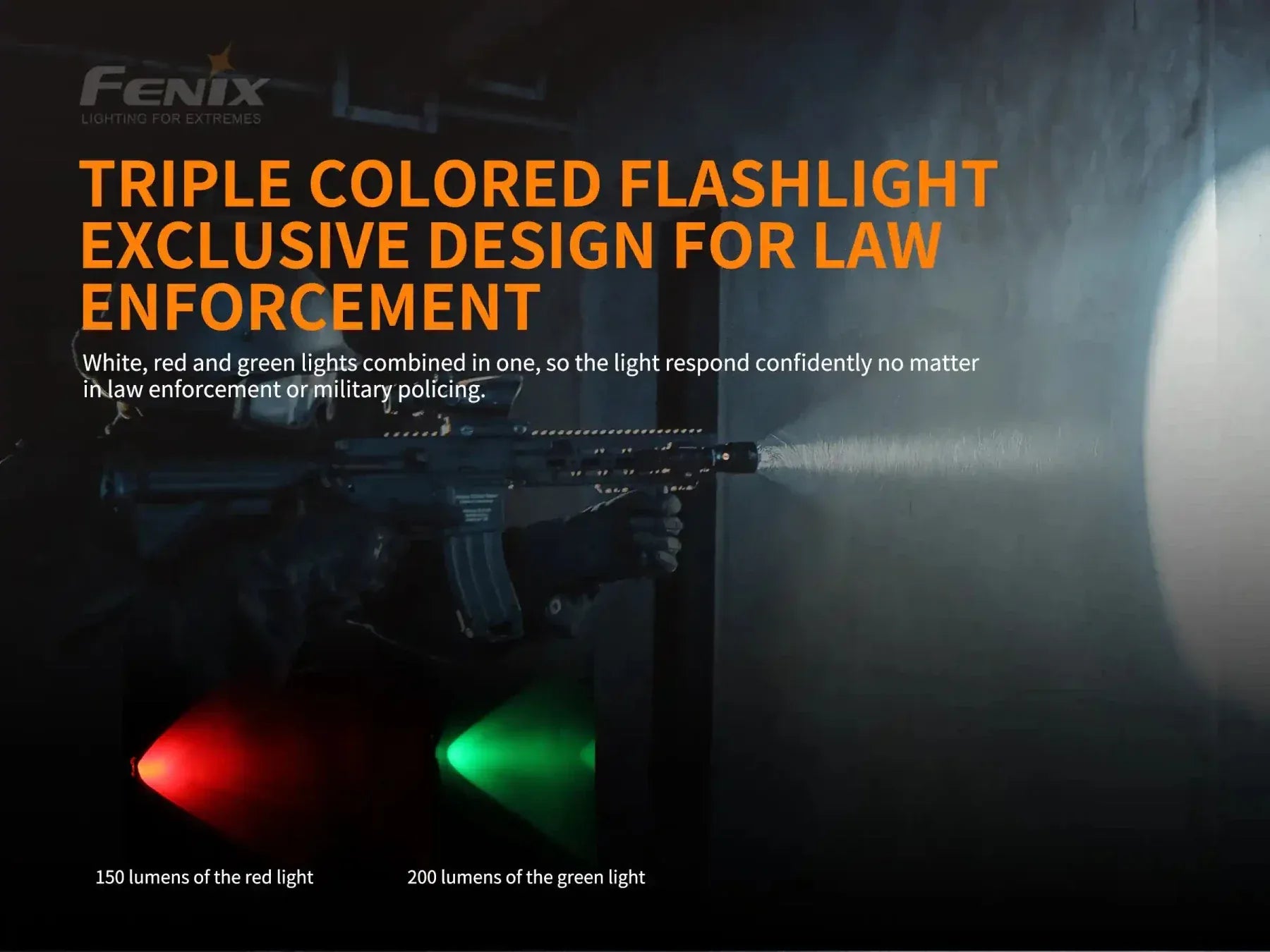 Fenix Store Tactical Flashlight Fenix TK26R Tactical LED Flashlight - 1500 Lumens