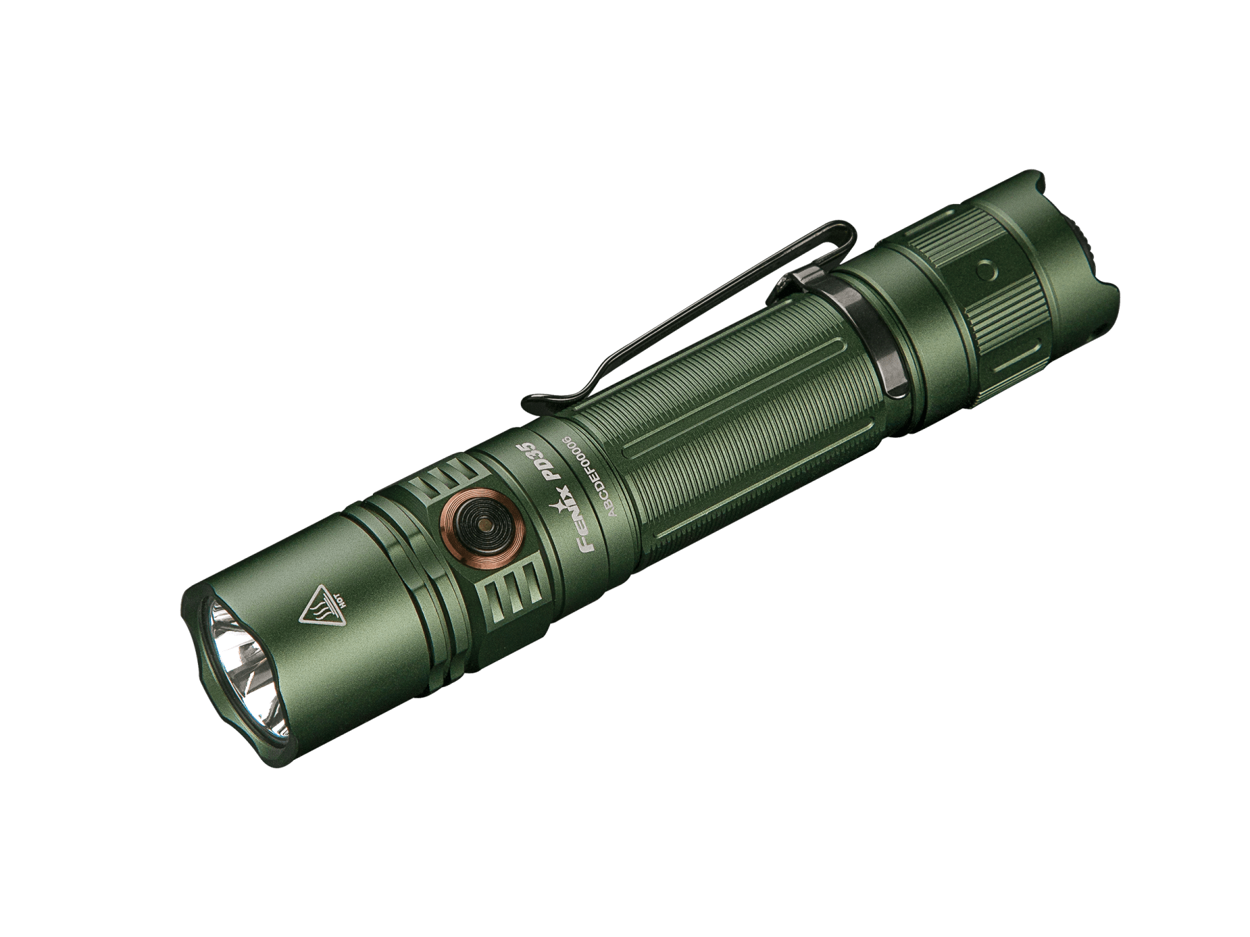 Fenix Store Tactical Flashlight Tropic Green Fenix PD35 V3.0 Everyday Carry Flashlight - 1700 Lumens