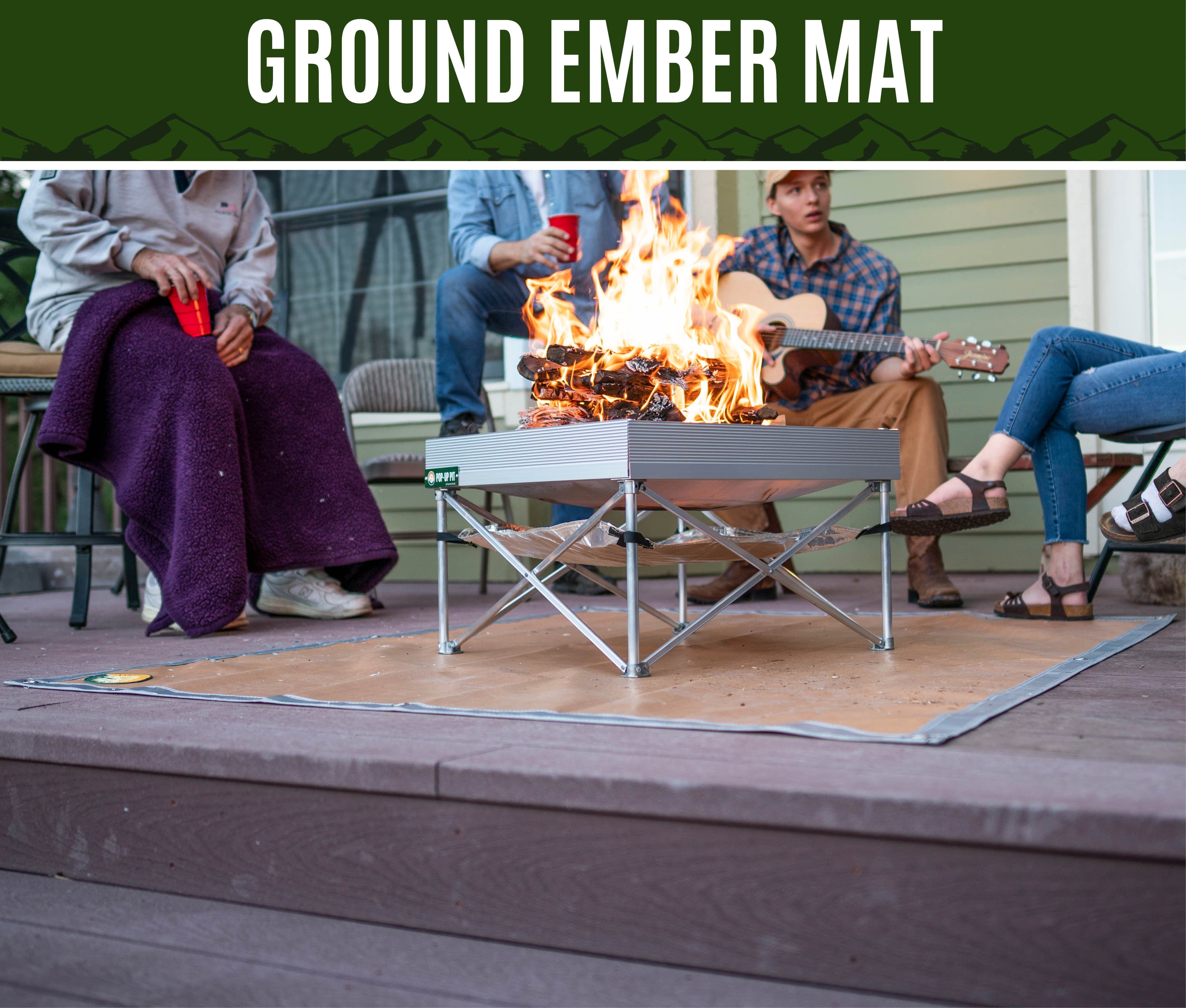Fireside Outdoor Pop-Up Pit Accessories Backyard Bundle Backyard Fire Pit Bundle