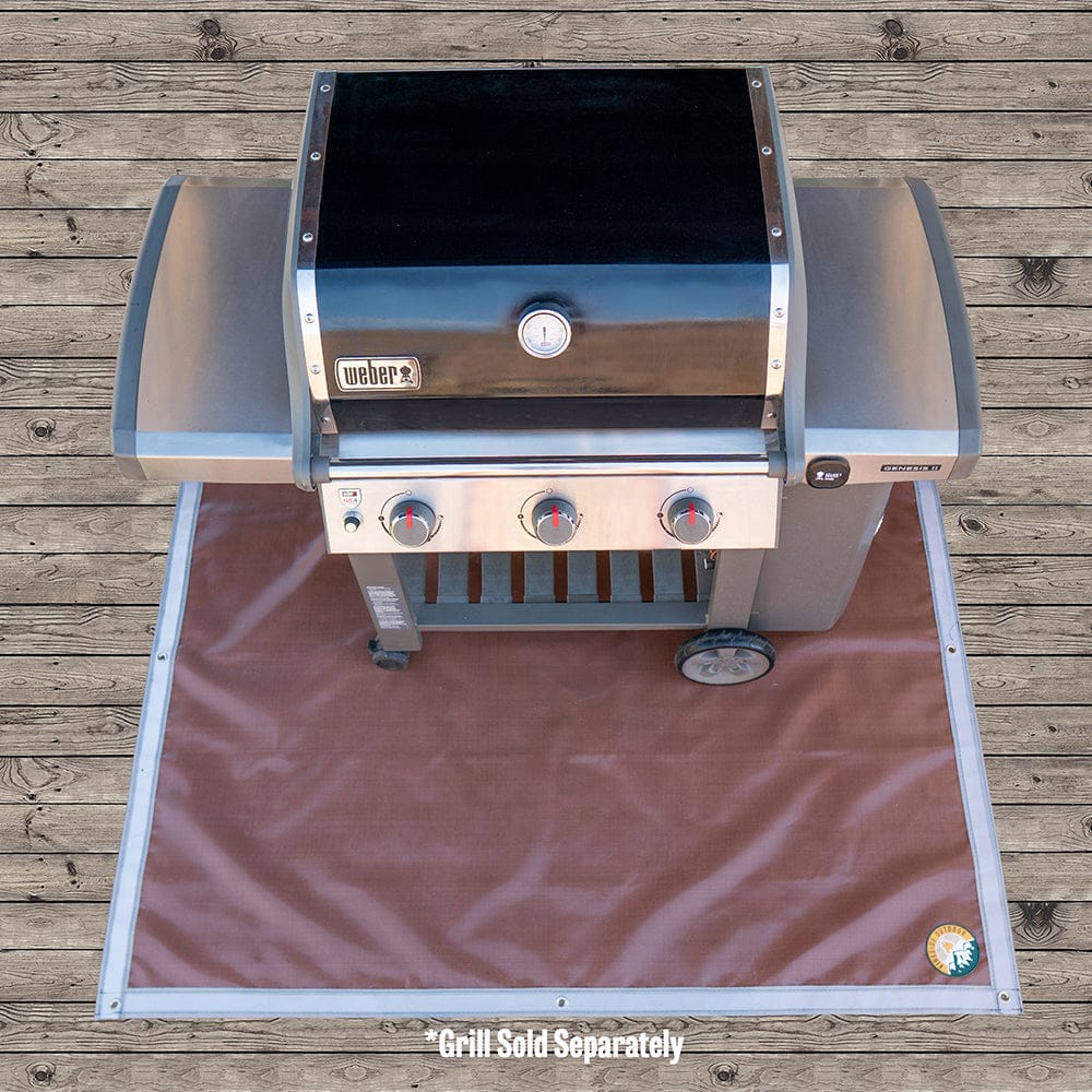 Fireside Outdoor Pop-Up Pit Accessories Ember Mat - Protect The Ground From Popping Embers or Dripping Grease