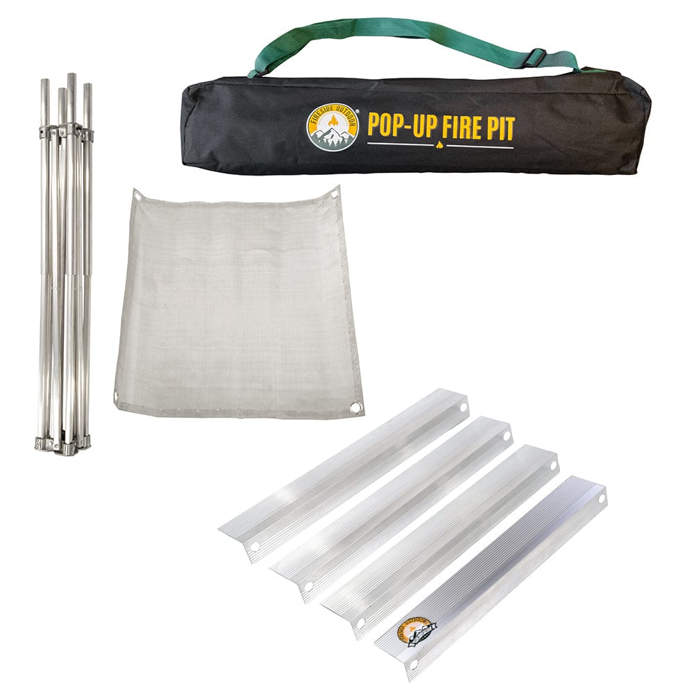 Fireside Outdoor Pop-Up Pit Accessories Pop-Up Fire Pit Base Kit