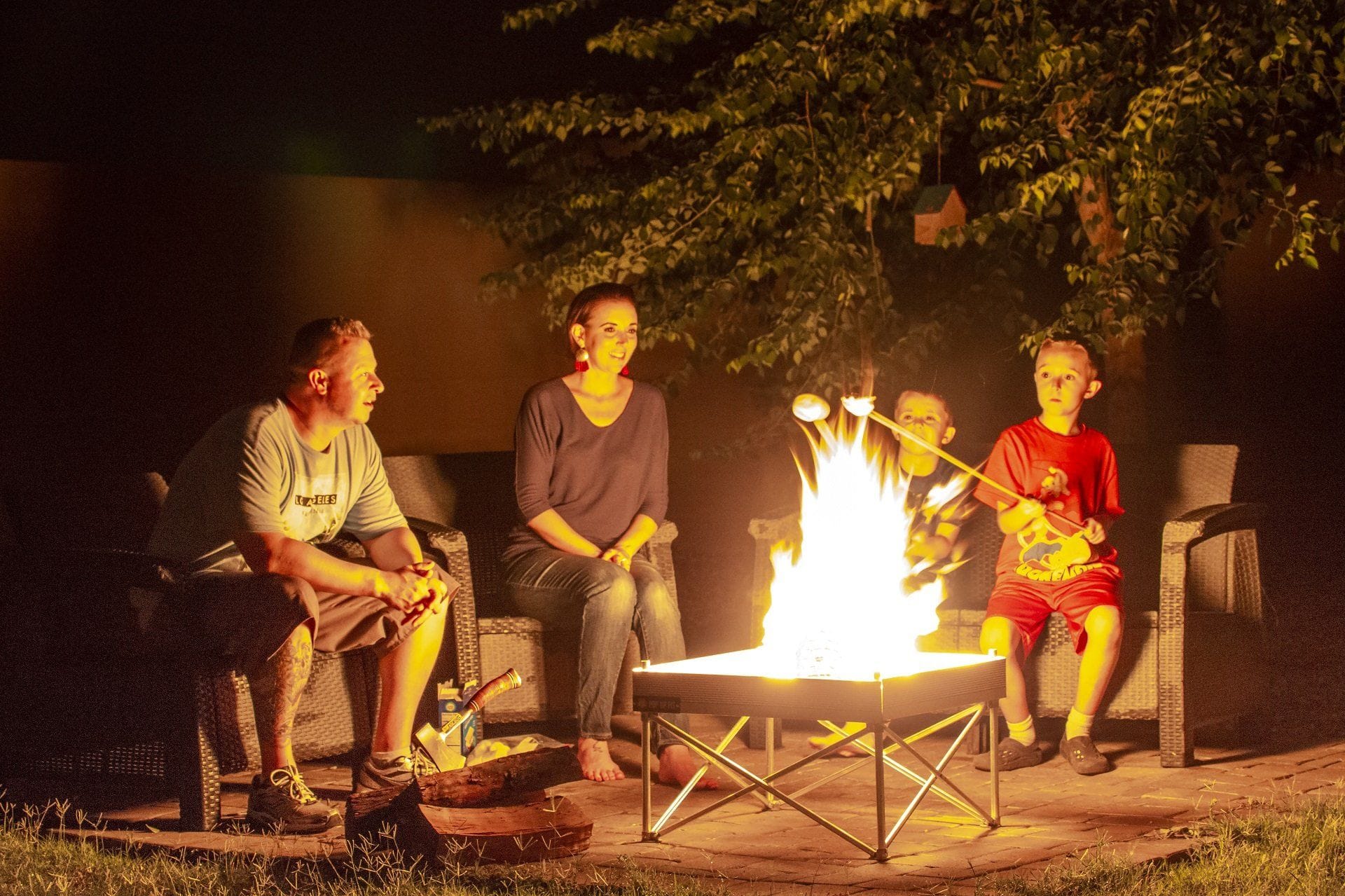 Fireside Outdoor Pop-Up Pit Accessories Pop-Up Fire Pit Base Kit