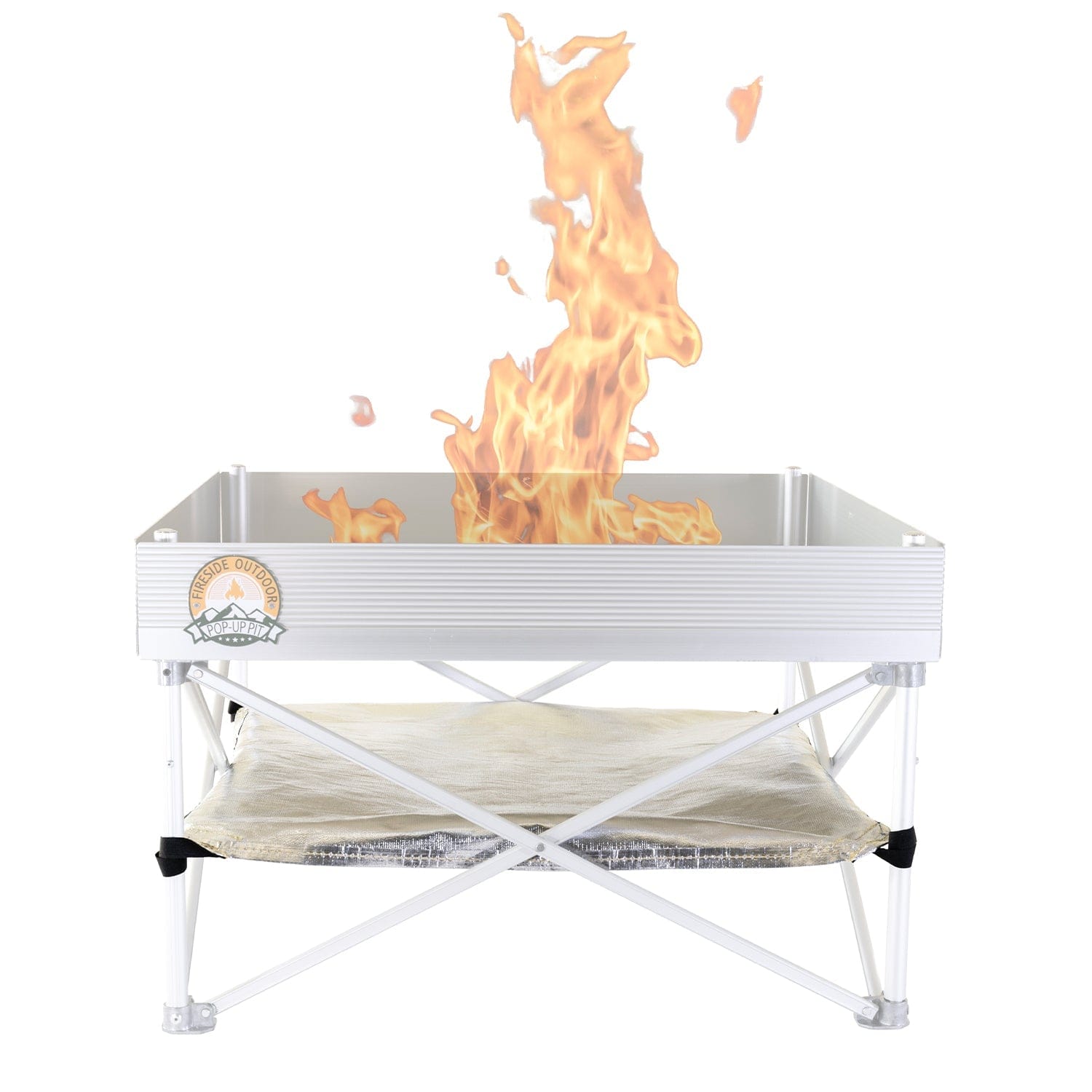 Fireside Outdoor Pop-Up Pit Accessories Pop-Up Fire Pit Heat Shield