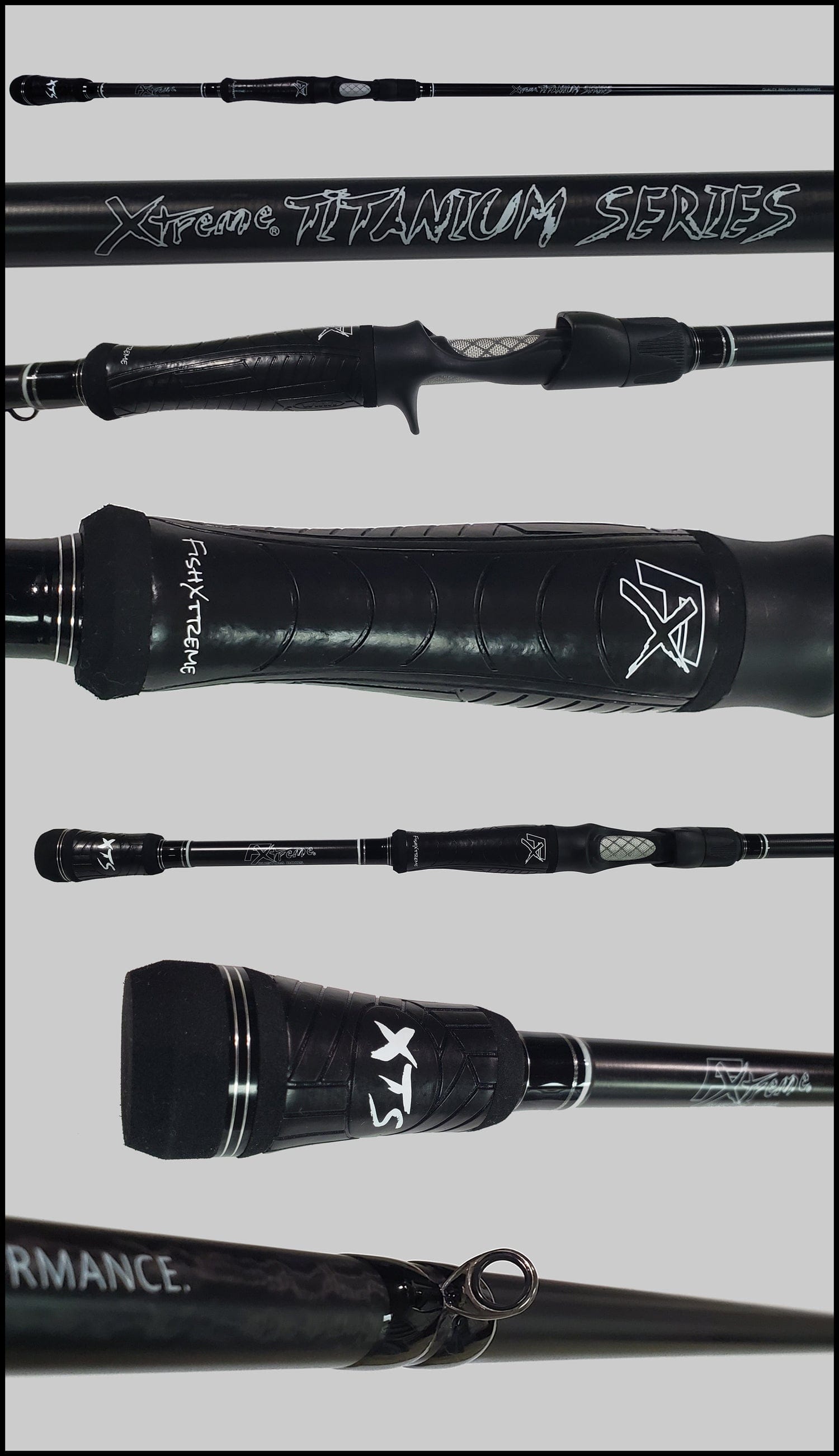 Fish Xtreme Rods Casting Rod WTI72MXF  7'2" Medium Xtra Fast **TITANIUM SERIES**
