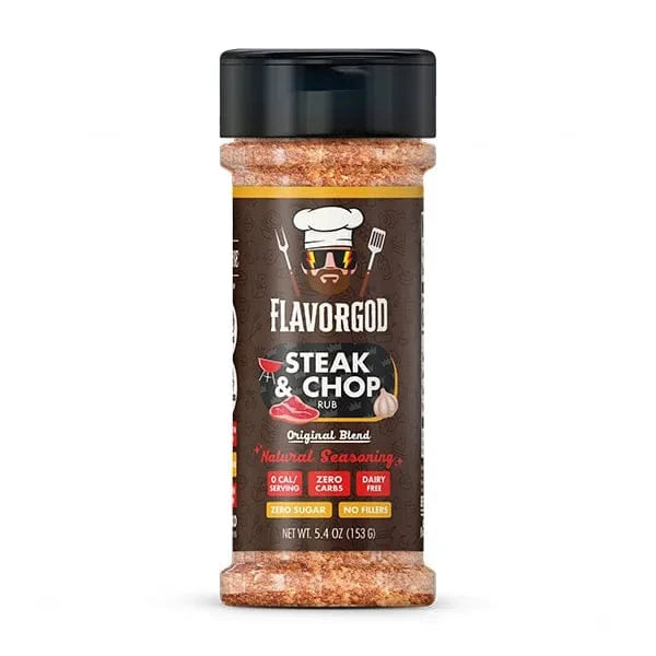 Flavor God BBQ Rubs & Seasonings Steak & Chop Rub