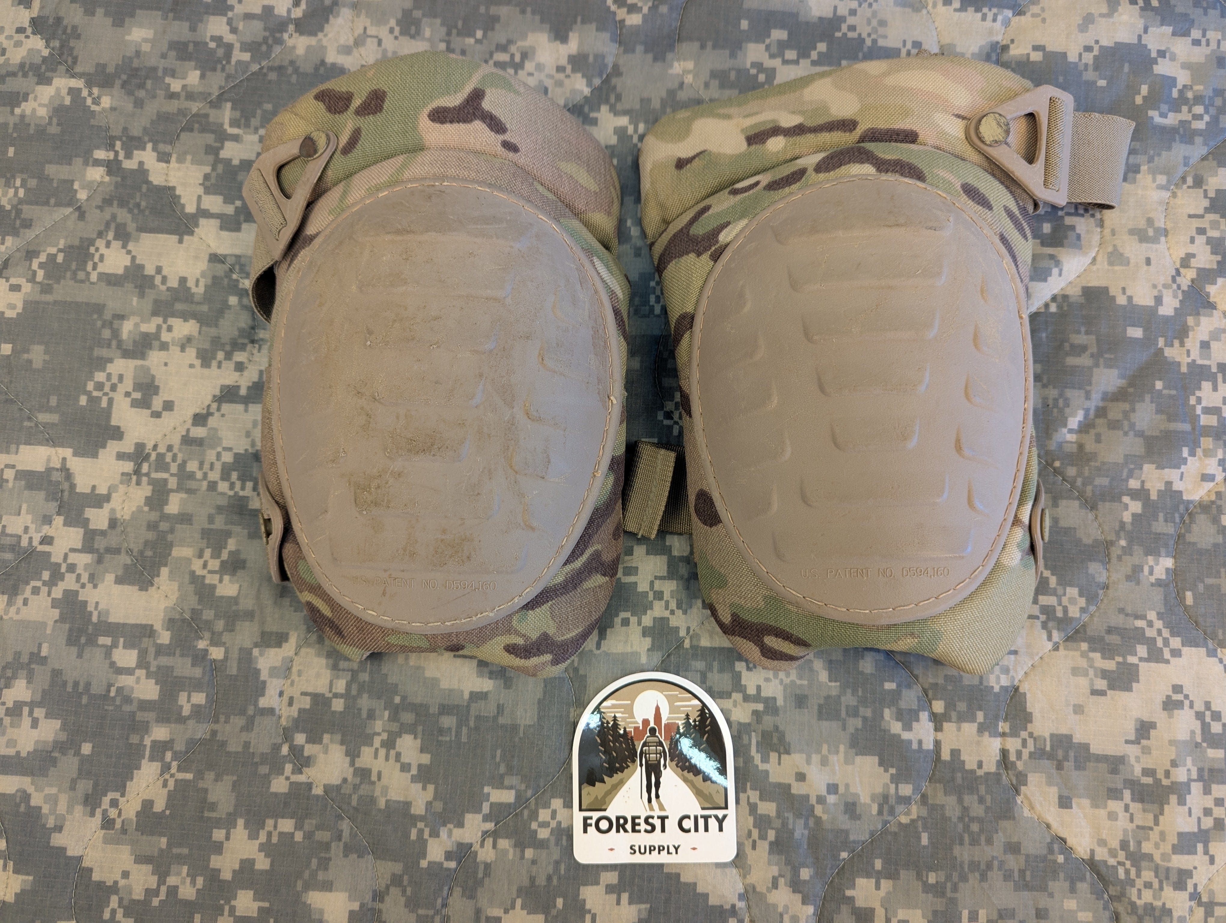 Forest City Supply Knee Pads Knee Pad Set - OCP