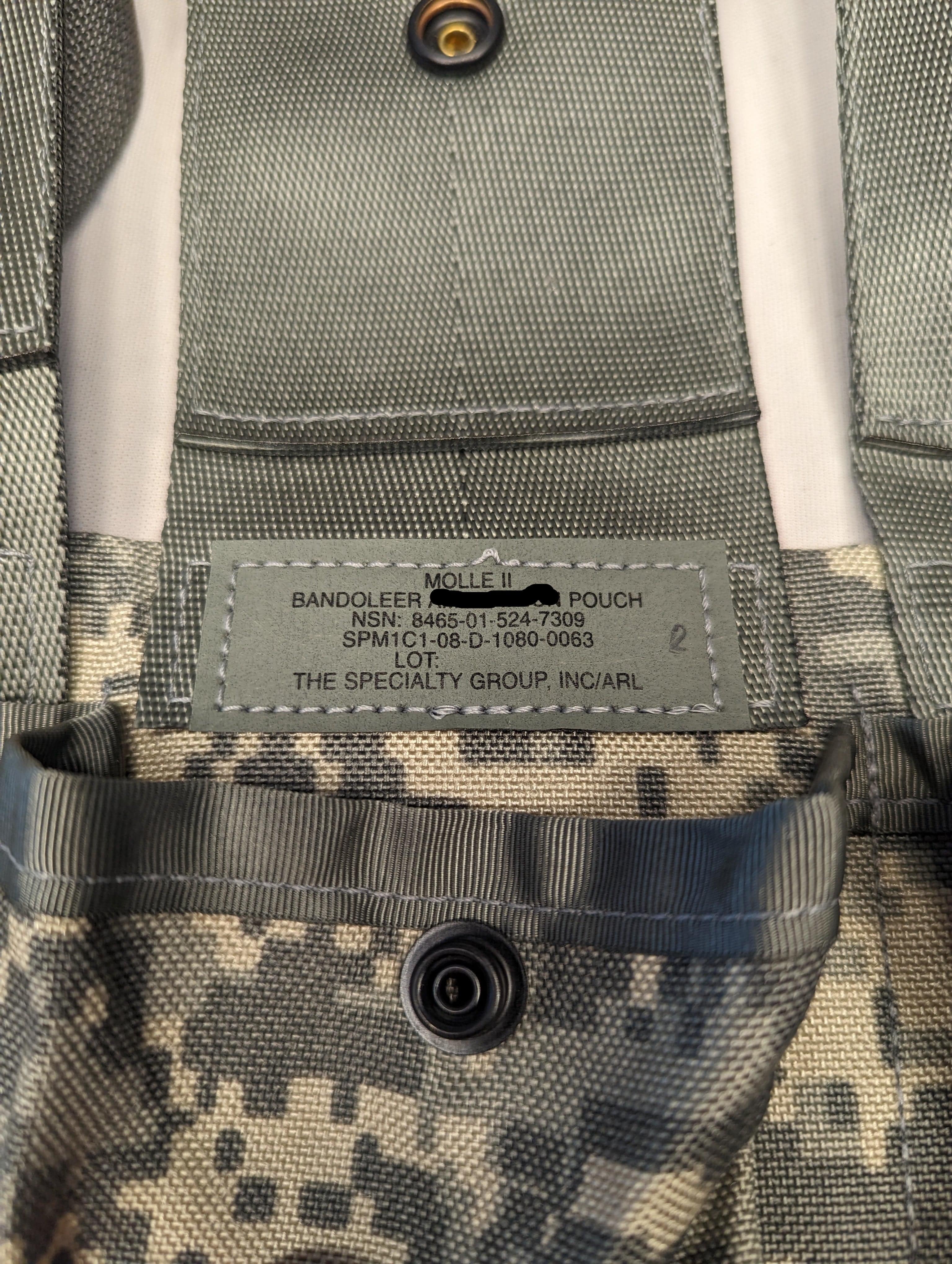 Forest City Supply Pouch USGI ACU Bandoleer