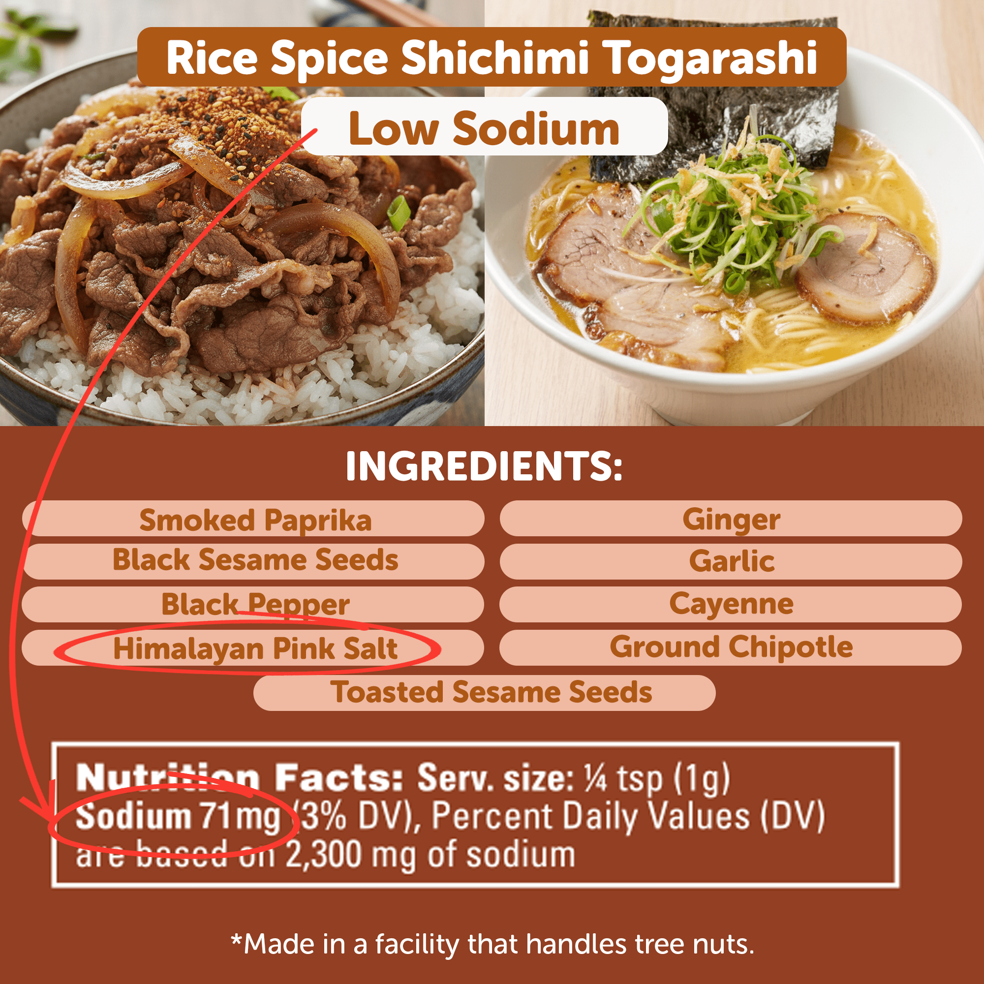 FreshJax Seasonings Shichimi Togarashi Japanese 7-Spice | Low Sodium & GLP-1 Friendly Umami Blend