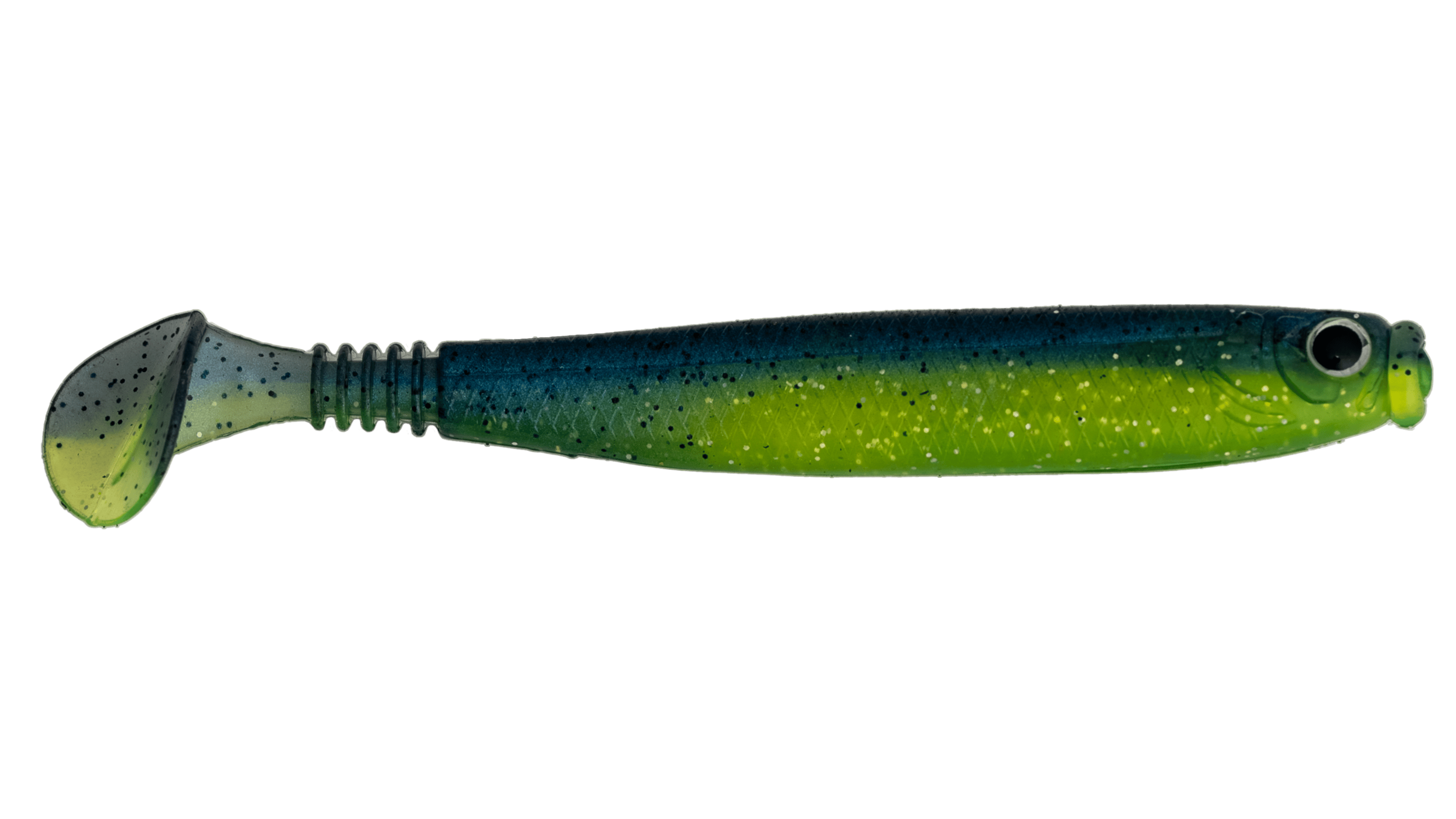 G-Ratt Baits Fishing Lure CHARTREUSE BLUE / 3" - 5pk Thin Swim