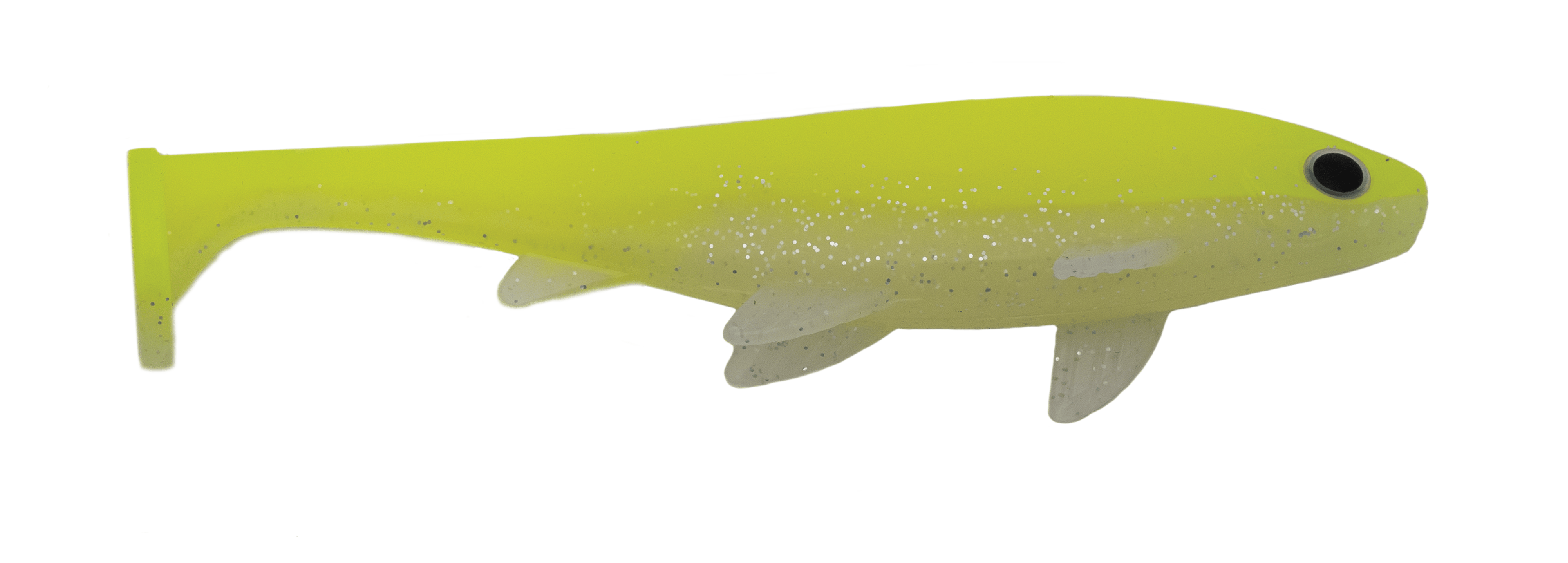 G-Ratt Baits Fishing Lure Chartreuse Shad / 4" - 5pk Weedless Executioner