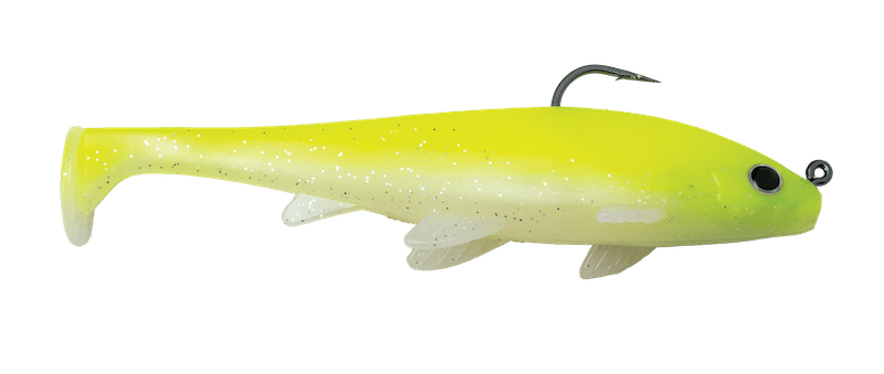 G-Ratt Baits Fishing Lure Chartreuse Shad Executioner Top Hook