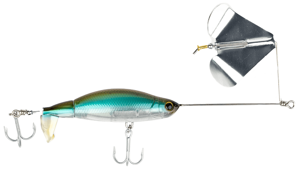 buzz reel fishing Single Skirted Bait (3/8 oz) Proper Buzz MONSTERBASS