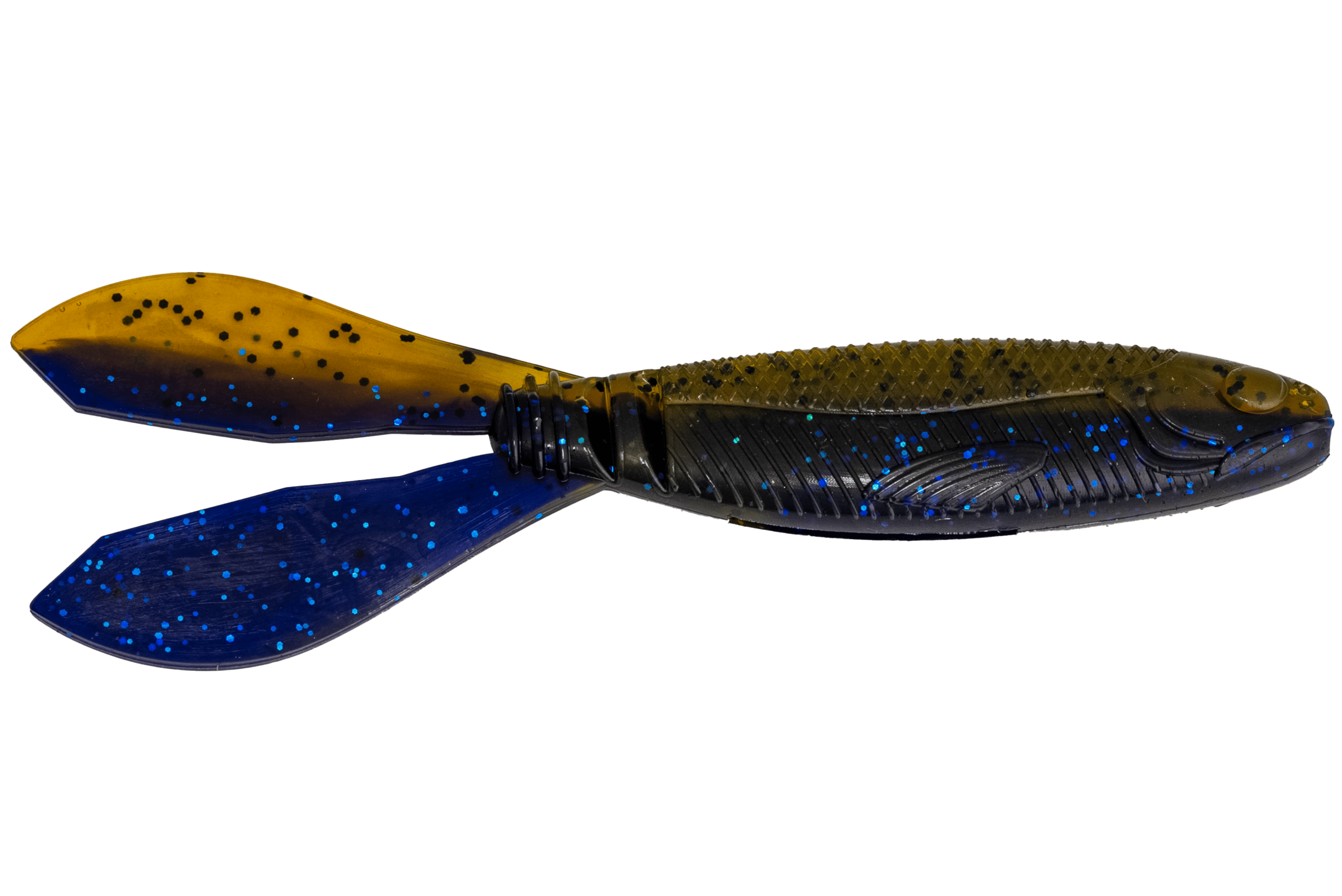 G-Ratt Baits Fishing Lure GREEN PUMPKIN / BLUE FLAKE Mixer