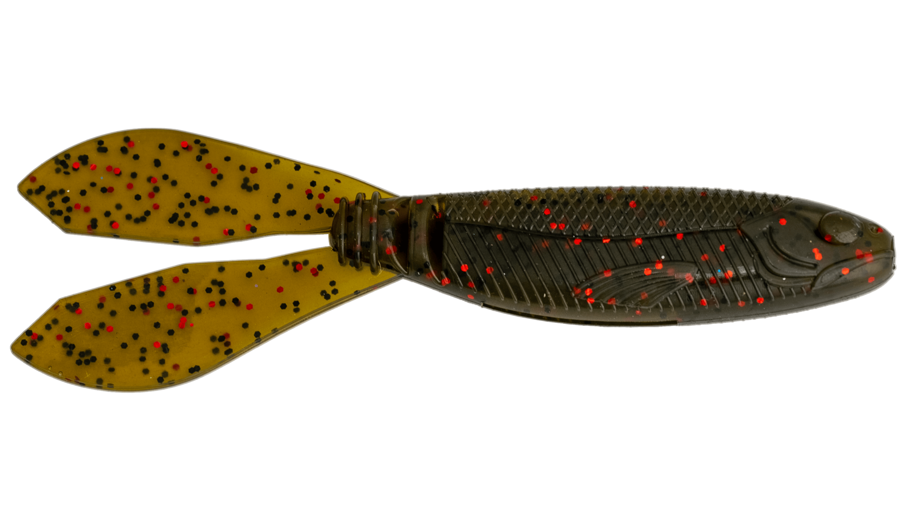G-Ratt Baits Fishing Lure GREEN PUMPKIN / RED FLAKE Mixer