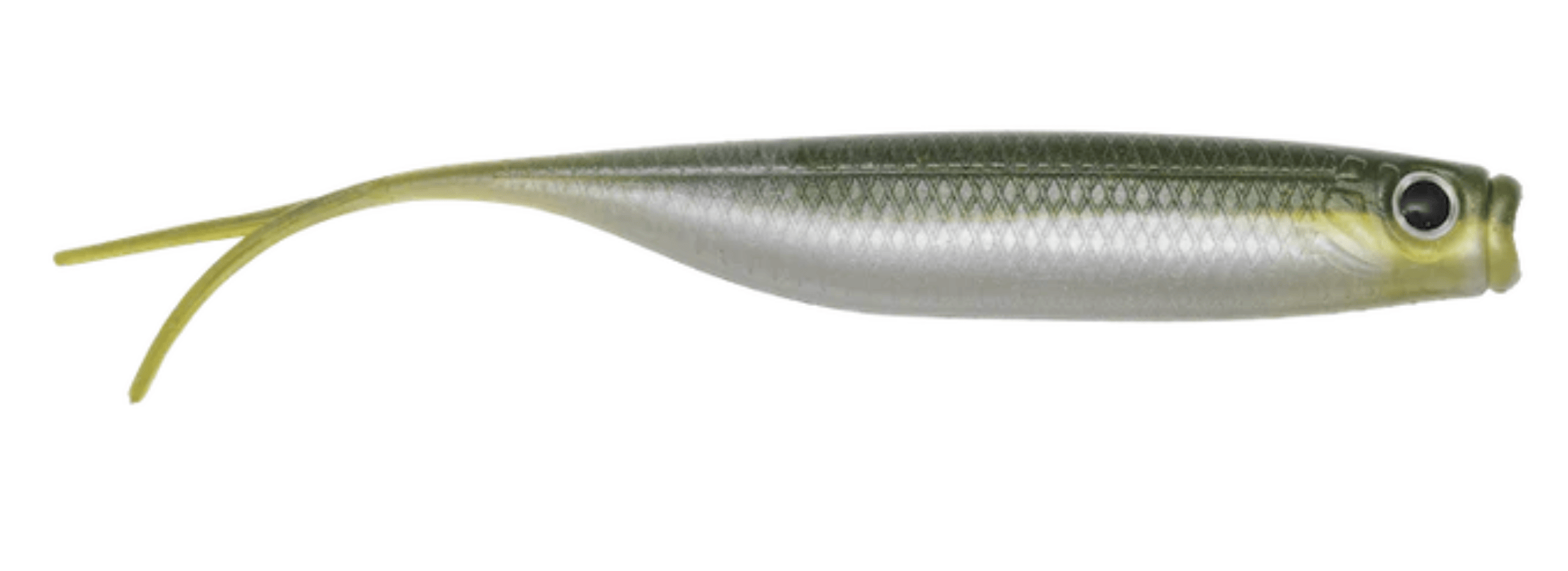G-Ratt Baits Soft Swimbaits Green & Silver G-Ratt Rocker Soft Swimbait