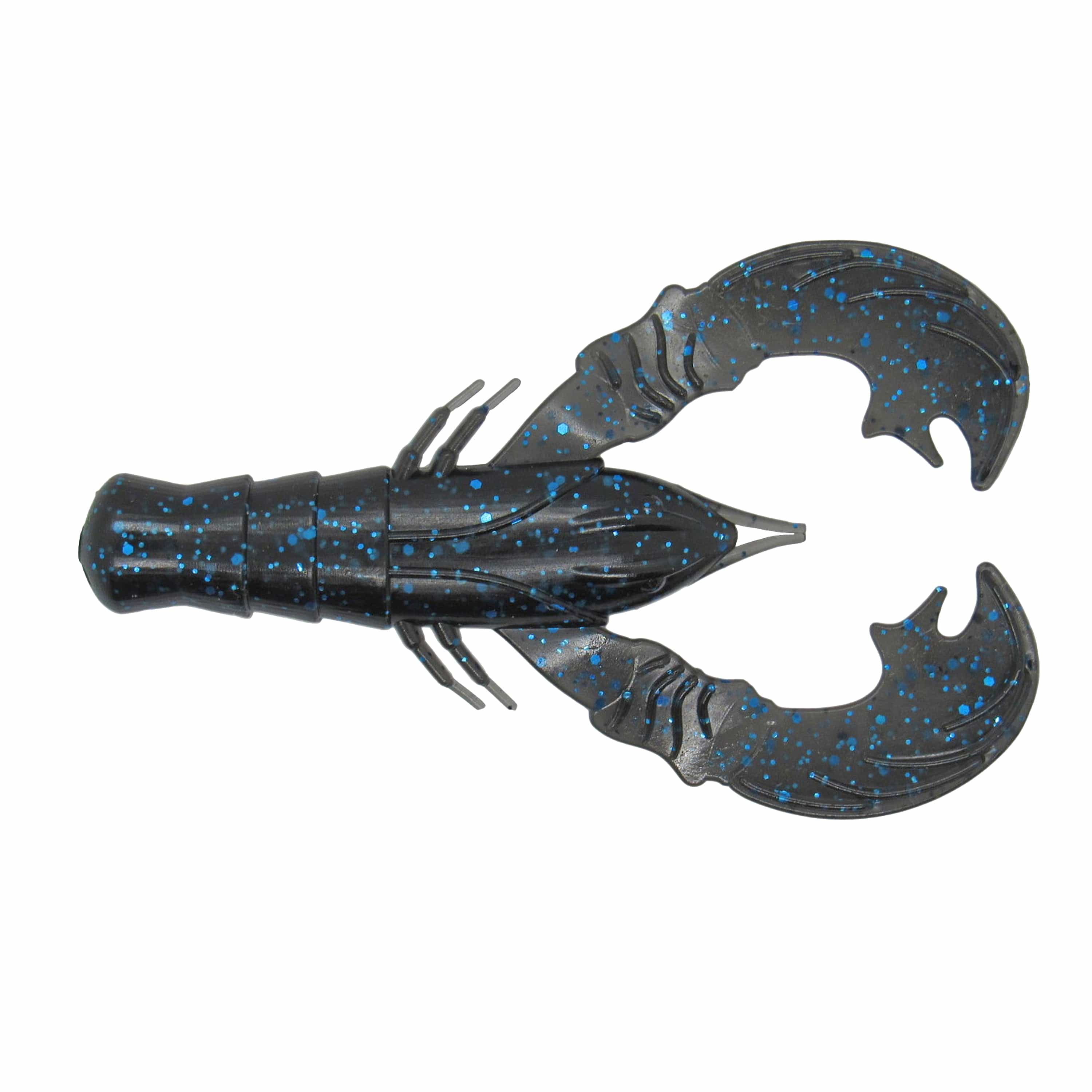 GRANDEBASS Black Blue Flake Crush Craw