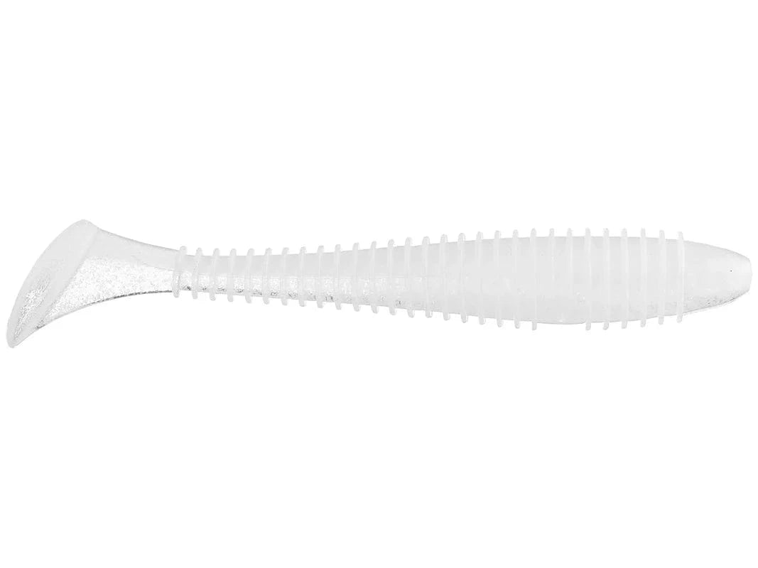 GRANDEBASS Minnows & Swimbaits Pearl Kickback Shad 3.75"
