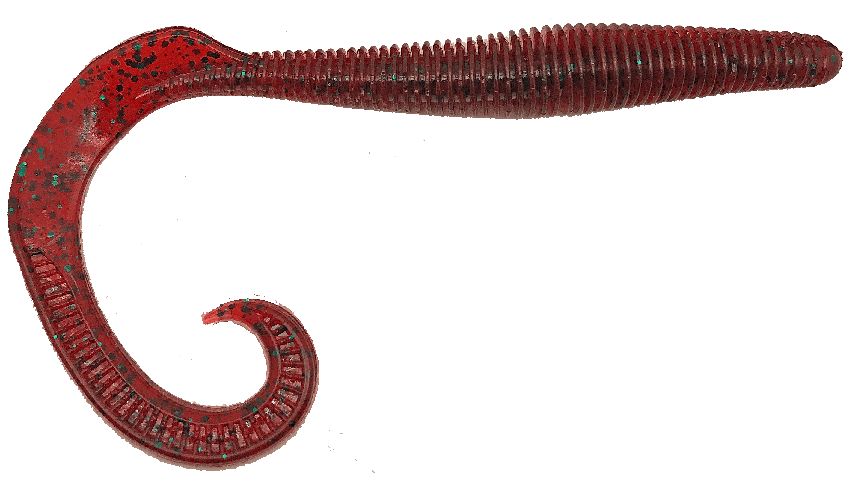 GRANDEBASS Worms Red Bug Megatail Rattlesnake