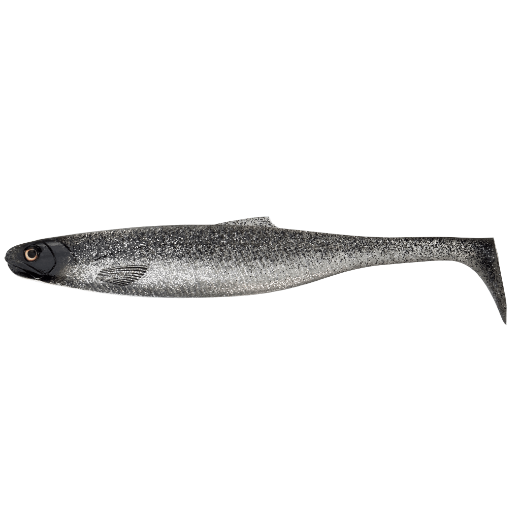 Headbanger Lures Black/Silver Headbanger BangerShad 6-3/4" 2-pack