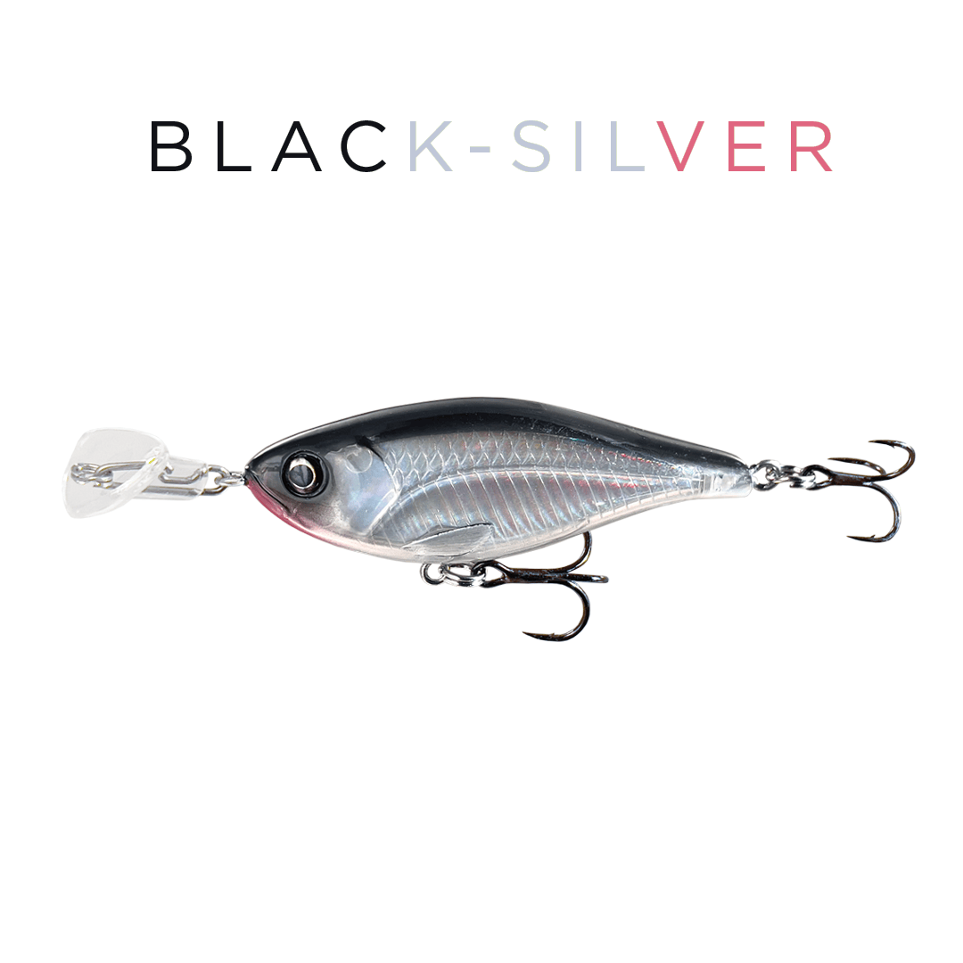 Headbanger Lures Black/Silver Headbanger Cranky Shad 5"