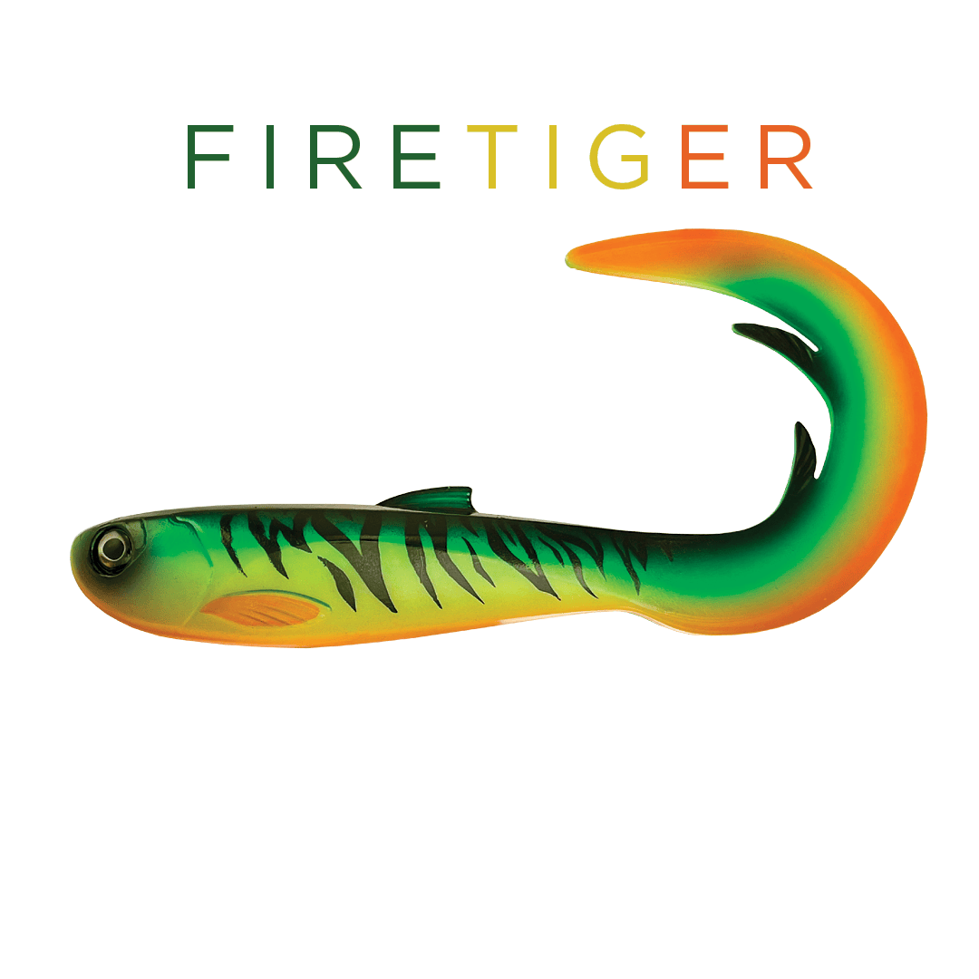 Headbanger Lures Firetiger Headbanger FireTail V2 7"