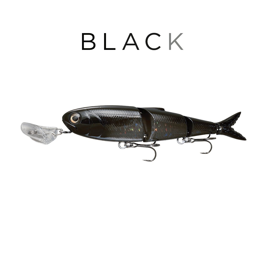 Headbanger Lures Hard Baits Black Headbanger Spitfire 6-1/2"