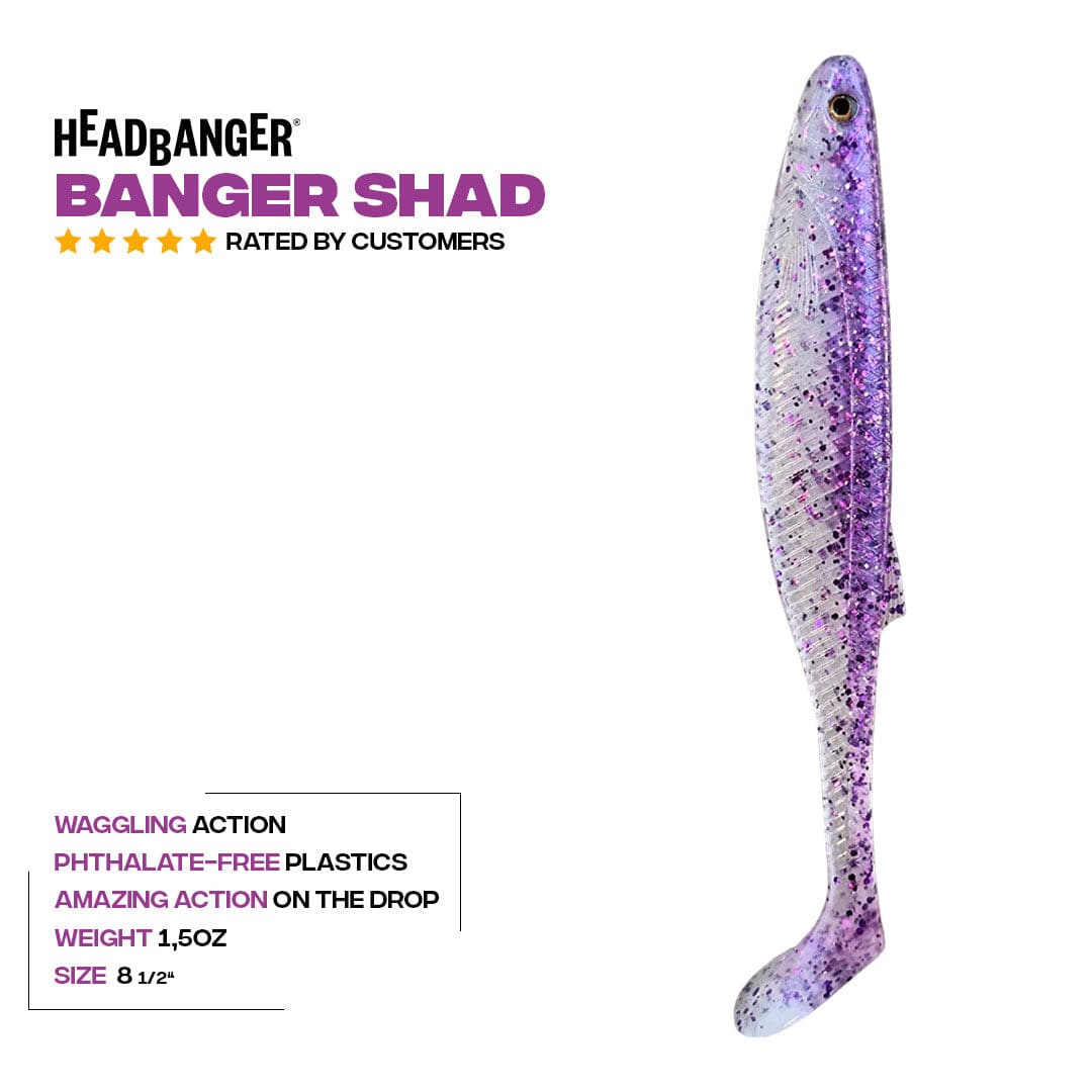 Headbanger Lures Headbanger BangerShad 8-1/2"