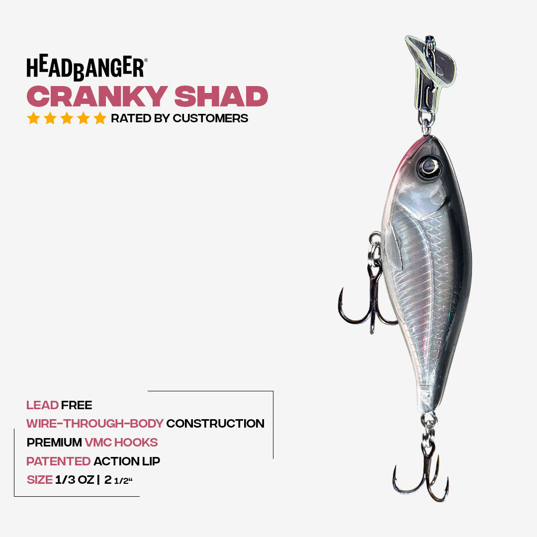 Headbanger Lures Headbanger Cranky Shad 2-1/2