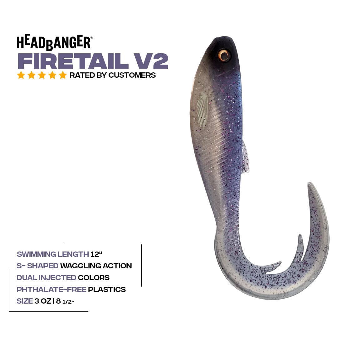 Headbanger Lures Headbanger FireTail V2 8-1/2"
