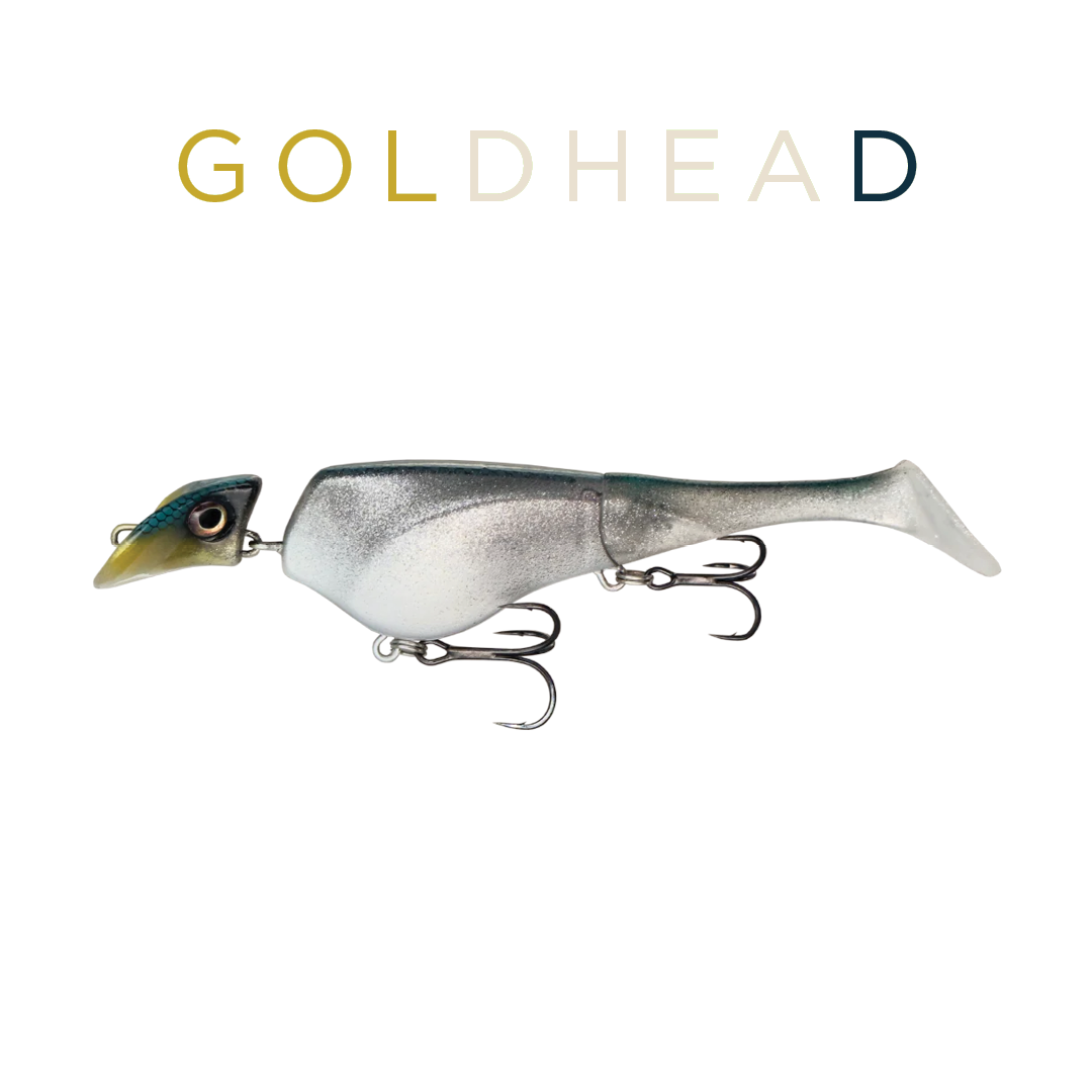 Headbanger Lures Hybrid Baits Floating / Goldhead Headbanger Shad 6"