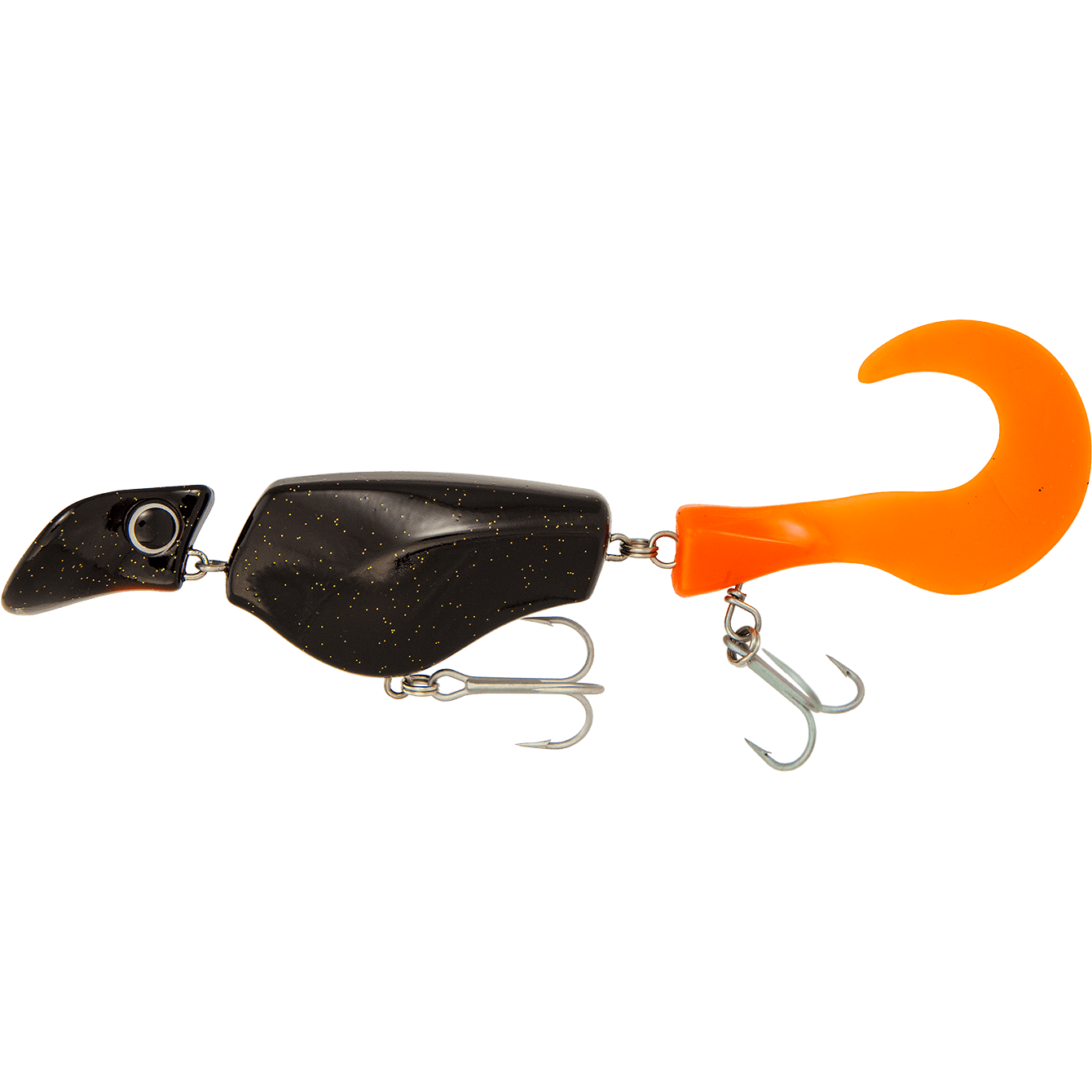 Headbanger Lures Hybrid Baits Sinking / Black/Orange Headbanger Tail 9"