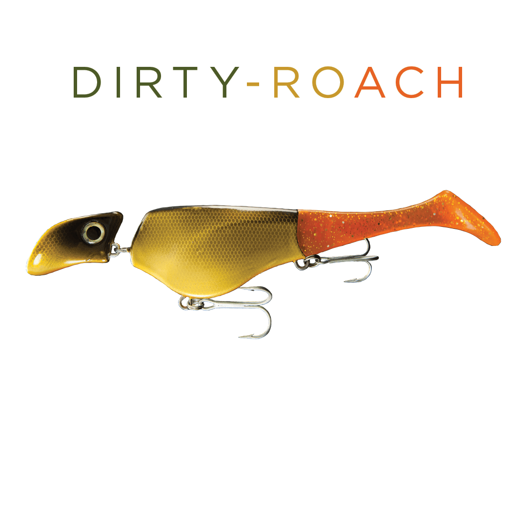 Headbanger Lures Hybrid Baits Sinking / Dirty Roach Headbanger Shad 9"